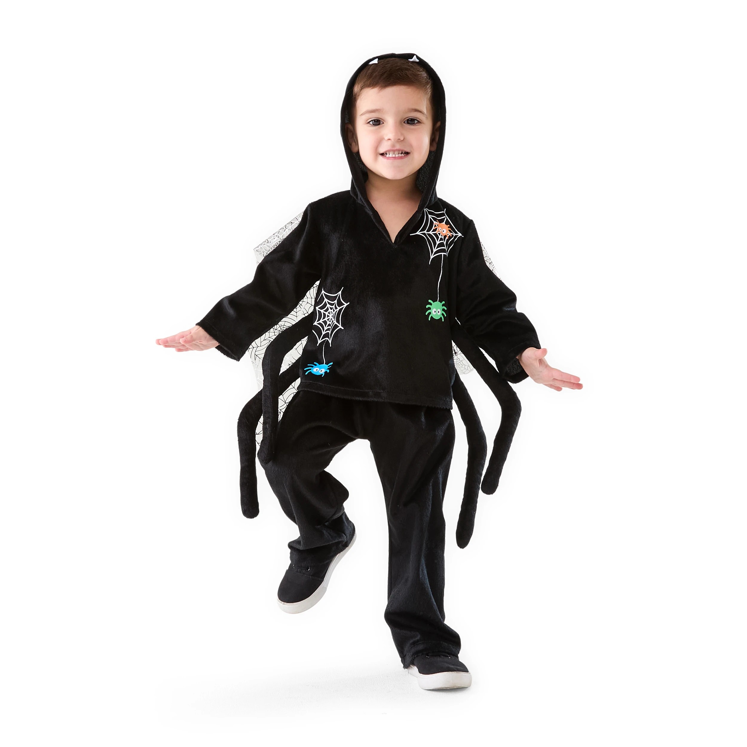 1 2 Piece Spider Costume - Ages 2-3, 1 of 10