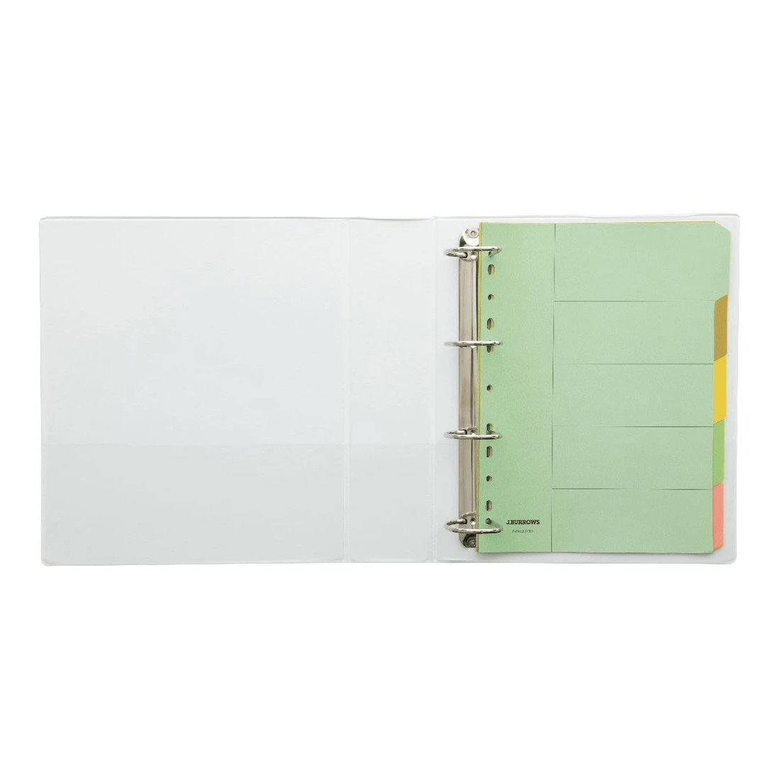 5 J.Burrows Insert Binder A4 4 D-Ring 50mm White, 5 of 6