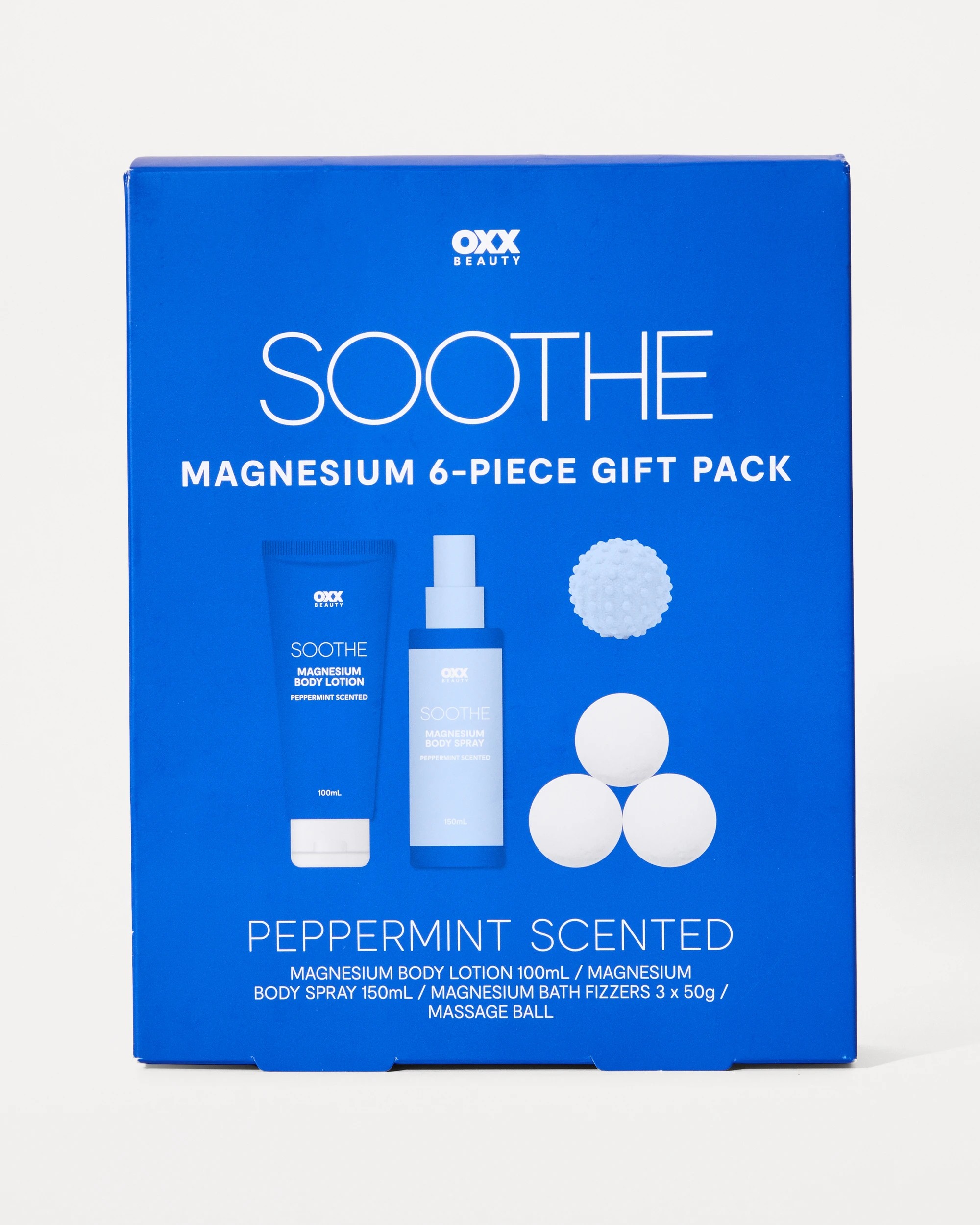 1 OXX Beauty Soothe Magnesium 6 Piece Gift Pack, 1 of 7