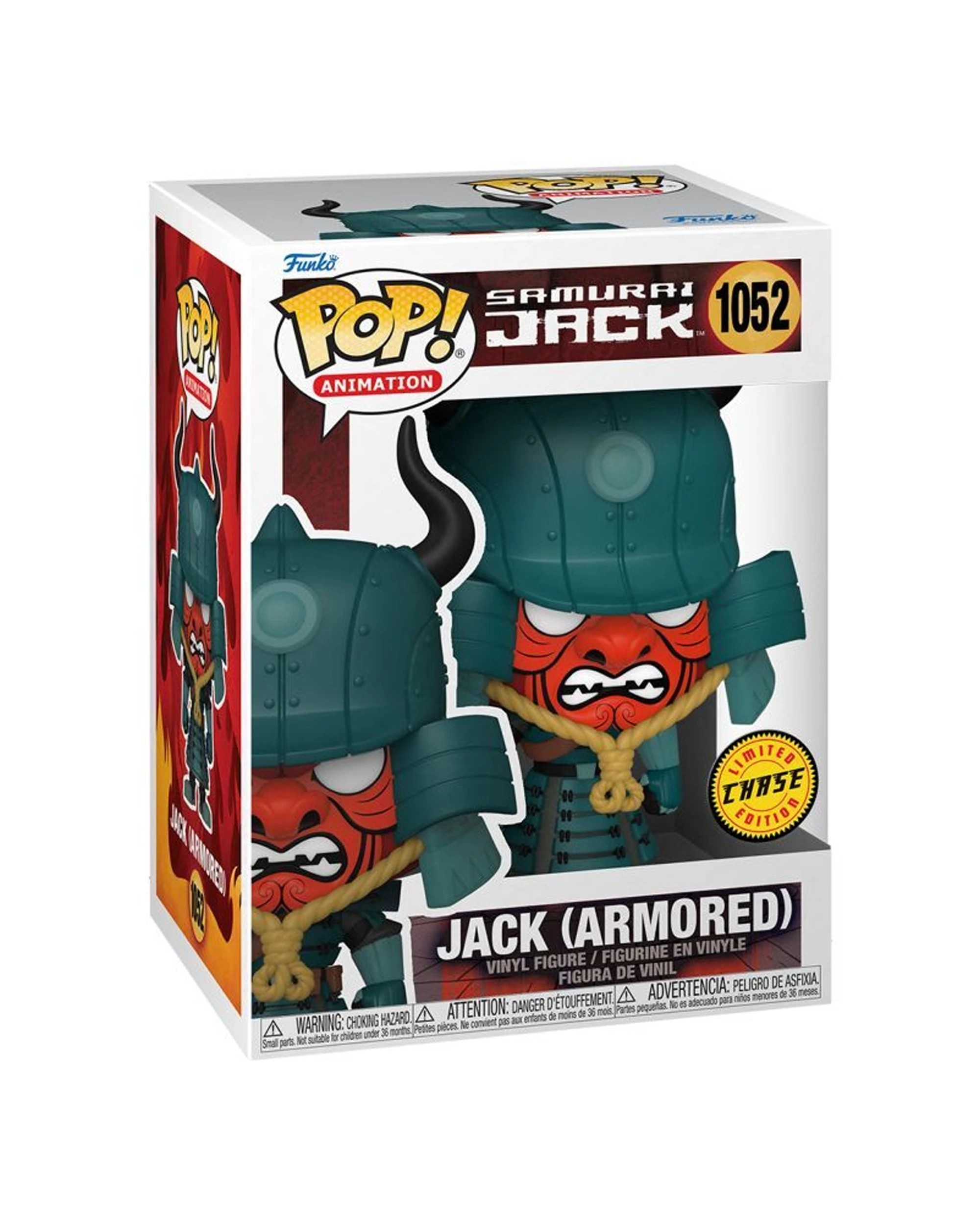 3 Pop Vinyl Figurine Samurai Jack - Jack Armored Action Figure 10cm Chase Variant - Multi, 3 of 4