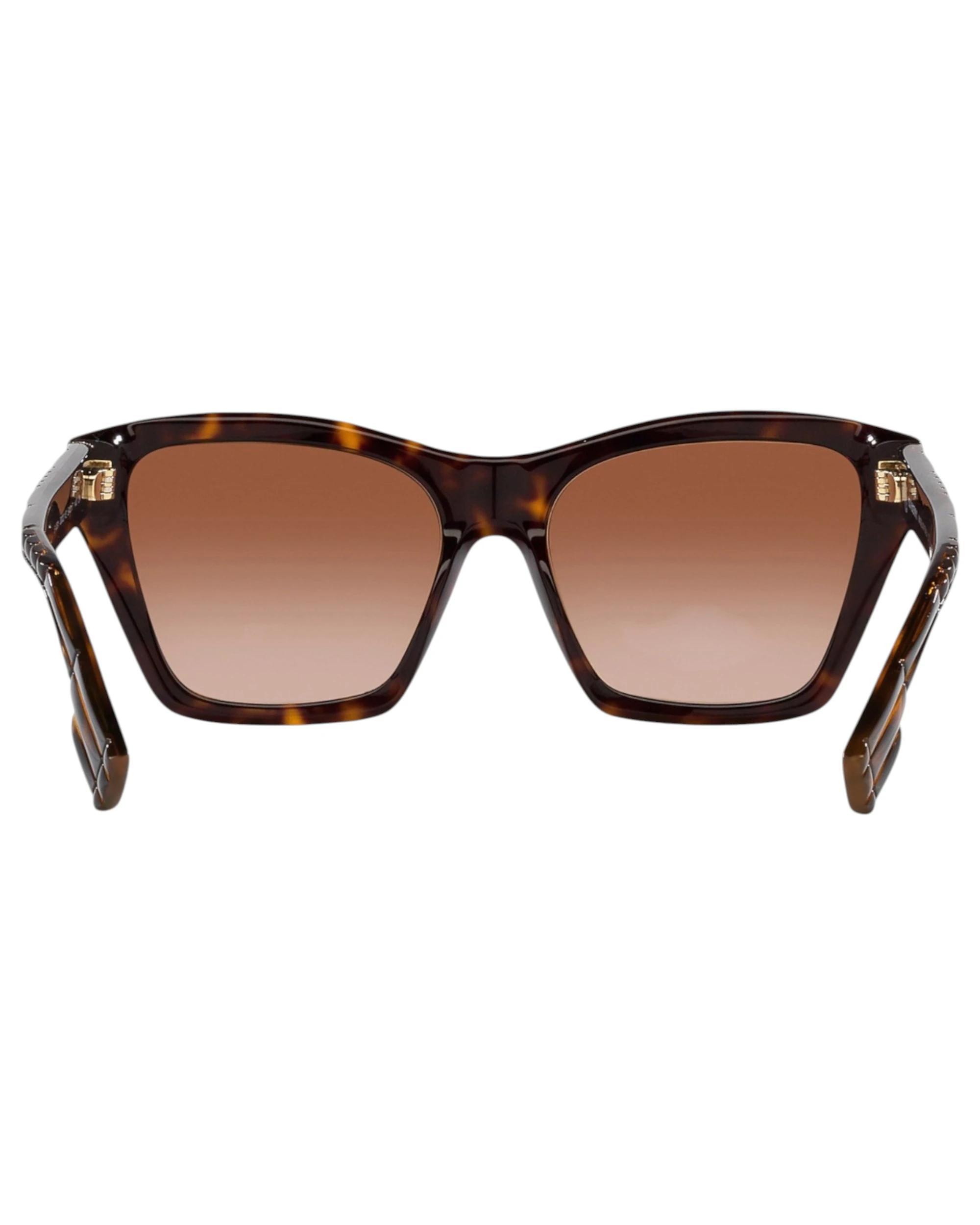 3 Burberry Womens Sunglasses Arden BE4391 Dark Havana/ Brown Gradient Sunnies DARK HAVANA/BROWN, 3 of 5
