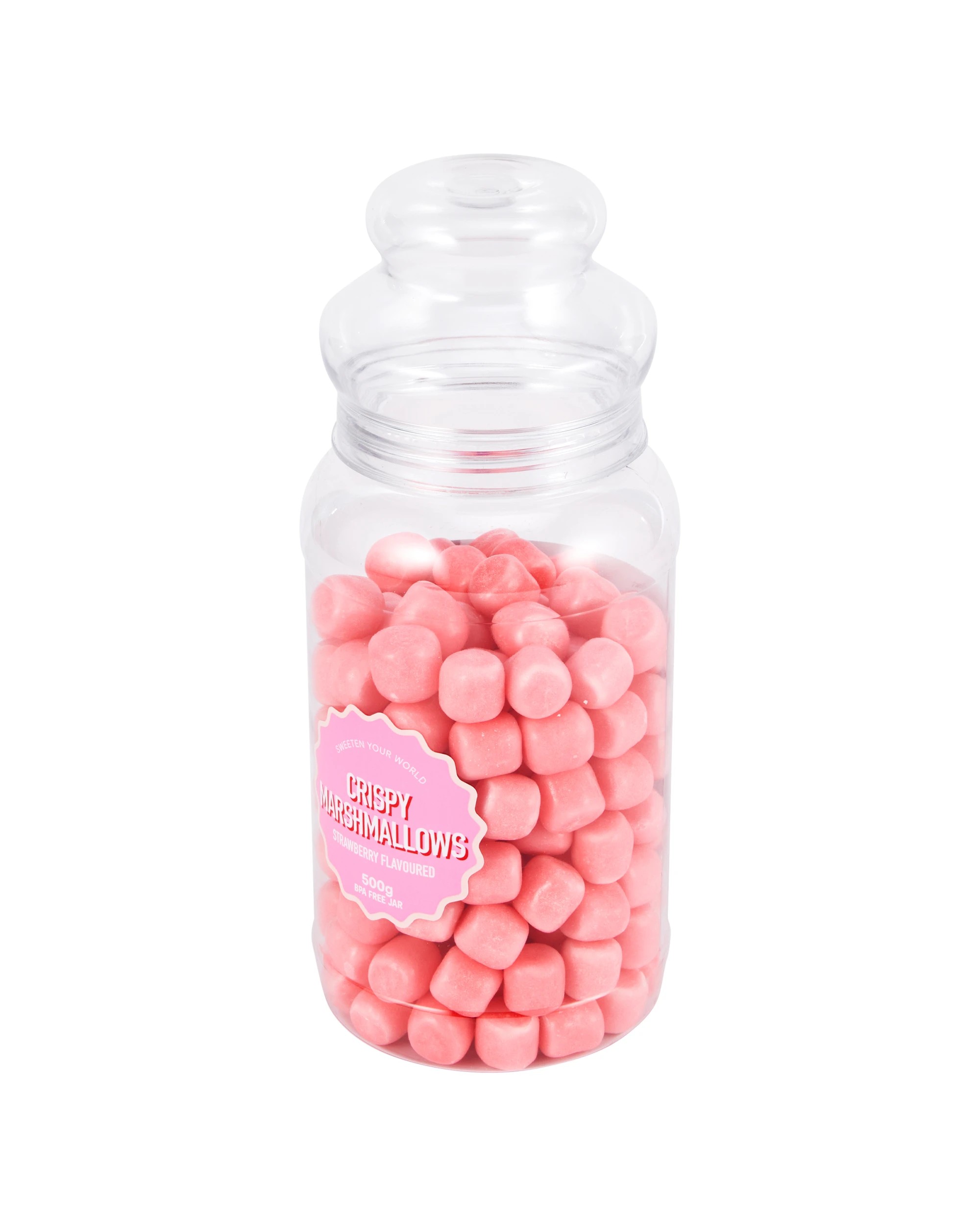 2 Strawberry Flavoured Crispy Marshmallows 500g, 2 of 5