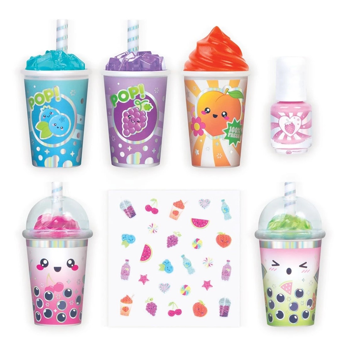 3 8 Piece Make It Real Fruity Beauty Cosmetics Vending Machine Set, 3 of 9