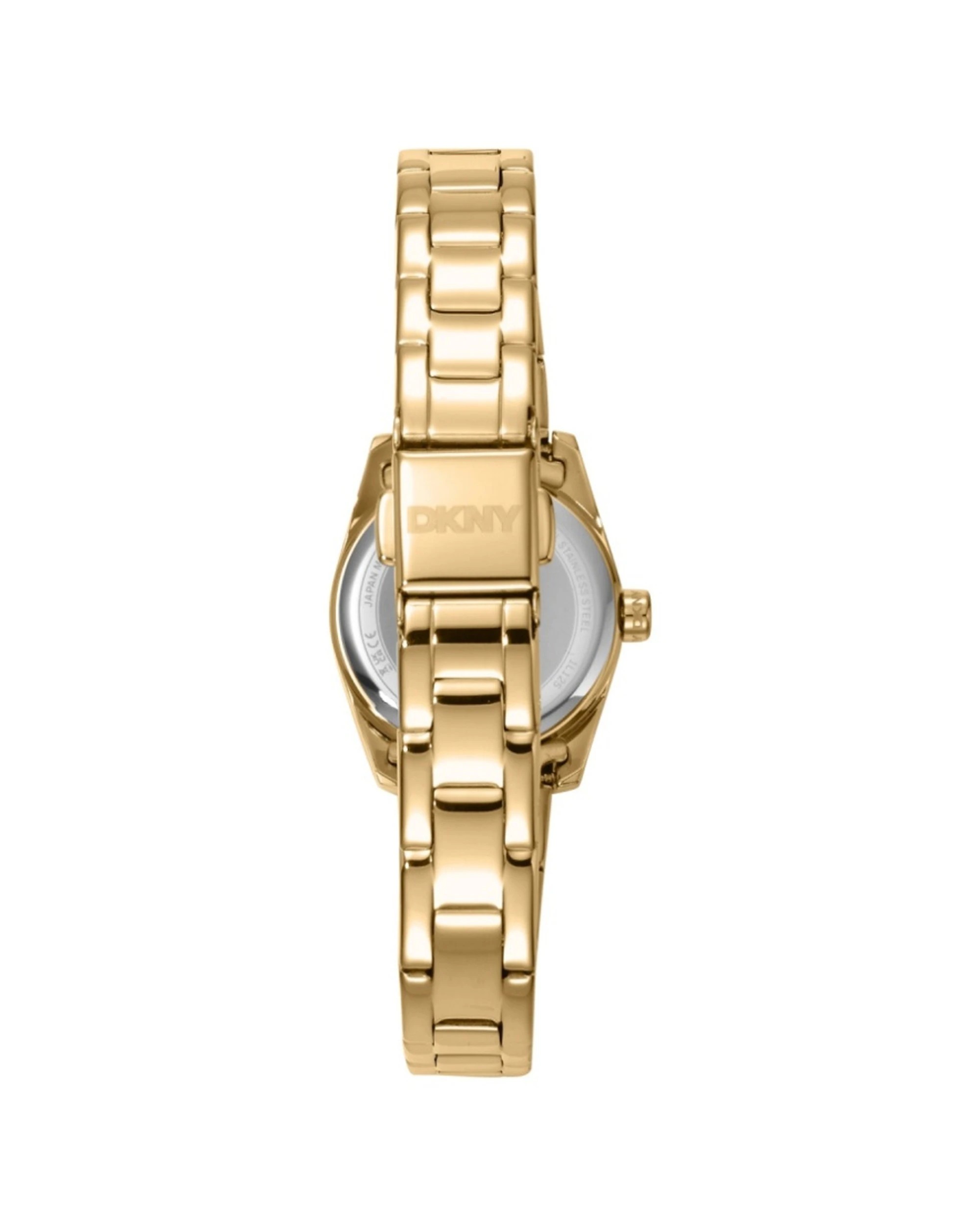 2 DKNY Mini Women's Gold Watch 23mm Stainless Steel Case Water Resistant 5 ATM, 2 of 3