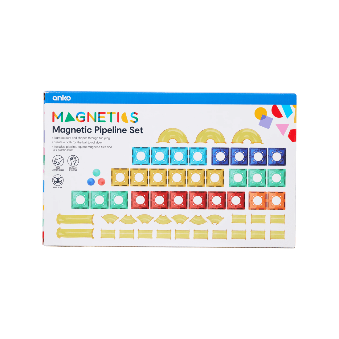 7 56 Piece Magnetic Pipeline Set, 7 of 7