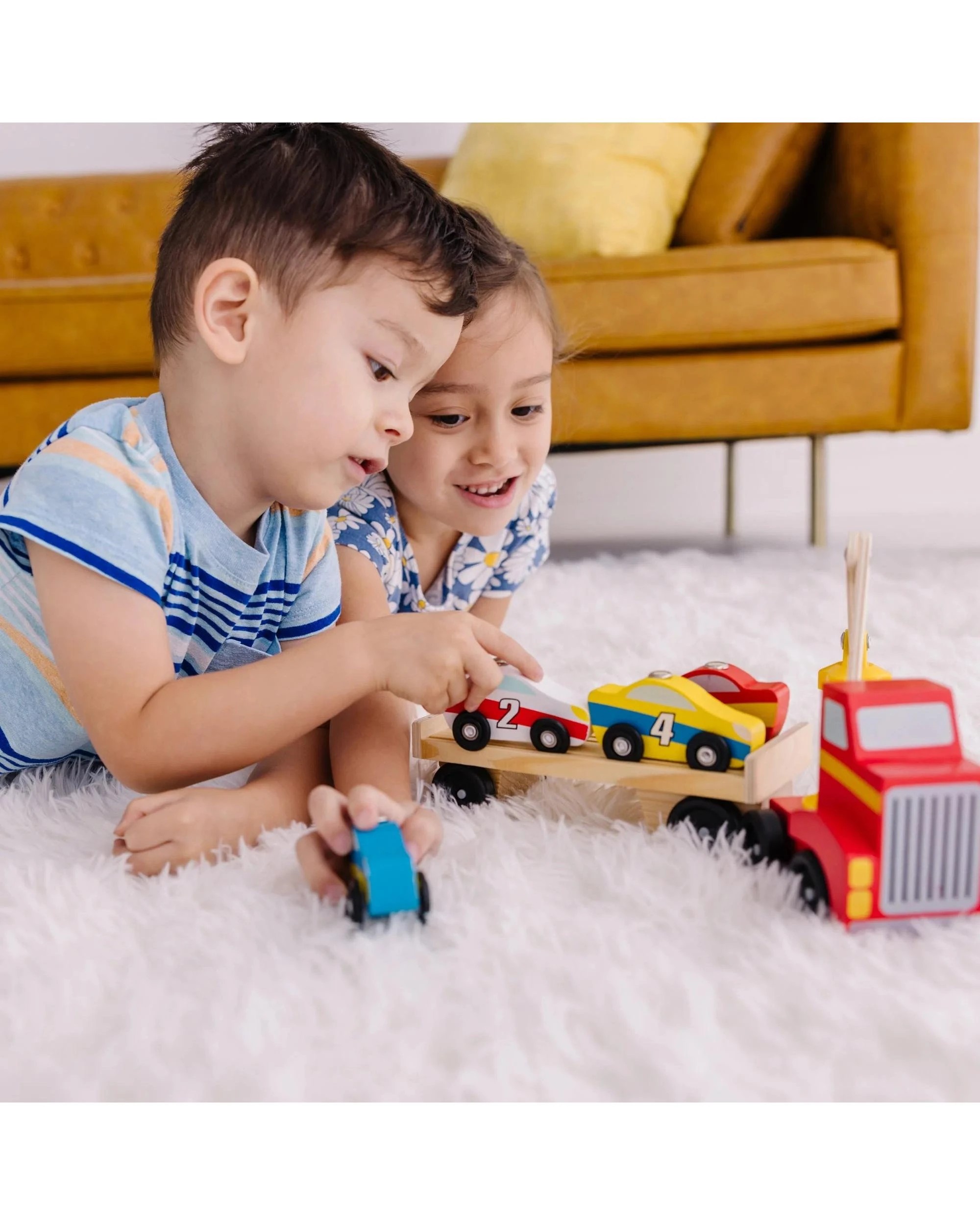 8 Melissa and Doug Magnetic Car Loader Playset, 8 of 8