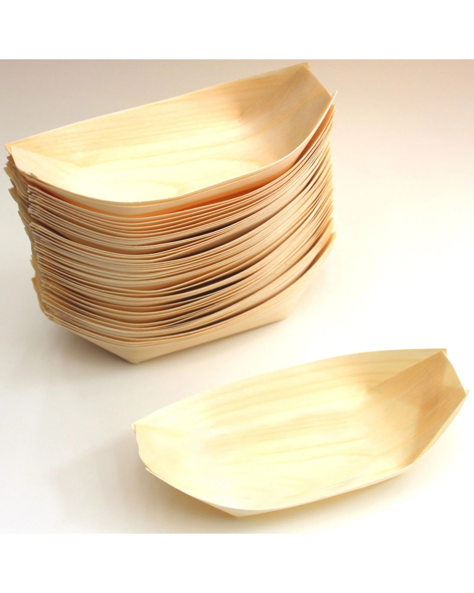 1 Alpen Wooden Boats 15cm x 8cm Pack of 50, 1 of 3