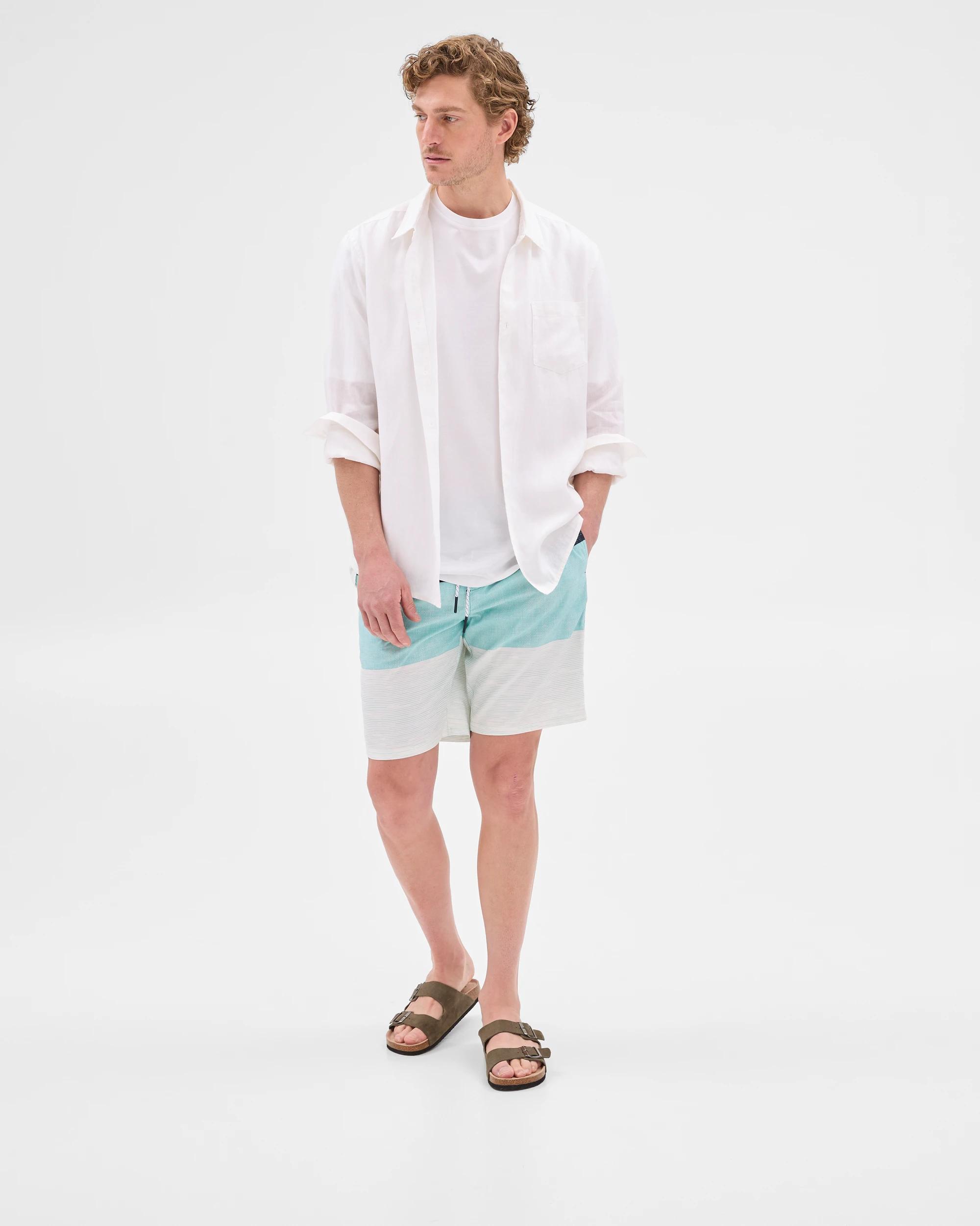 2 Target Blocked Swim Boardshorts AQUA, 2 of 10