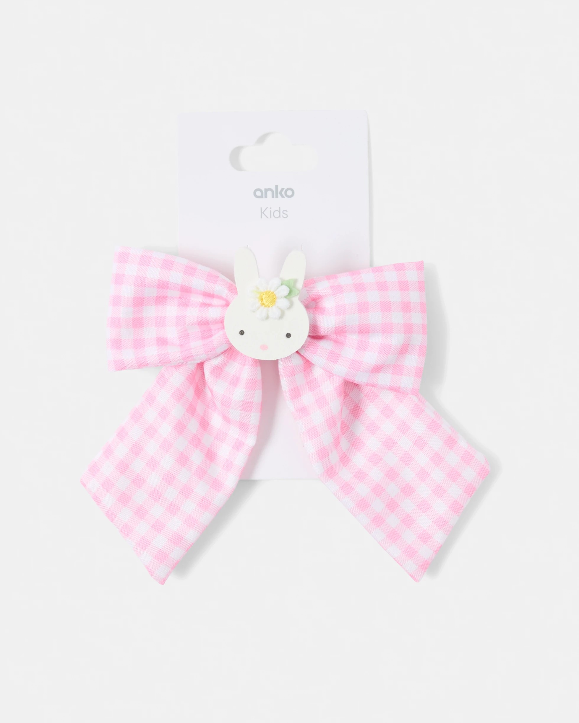 4 Pink Easter Bow Hair Clip, 4 of 4