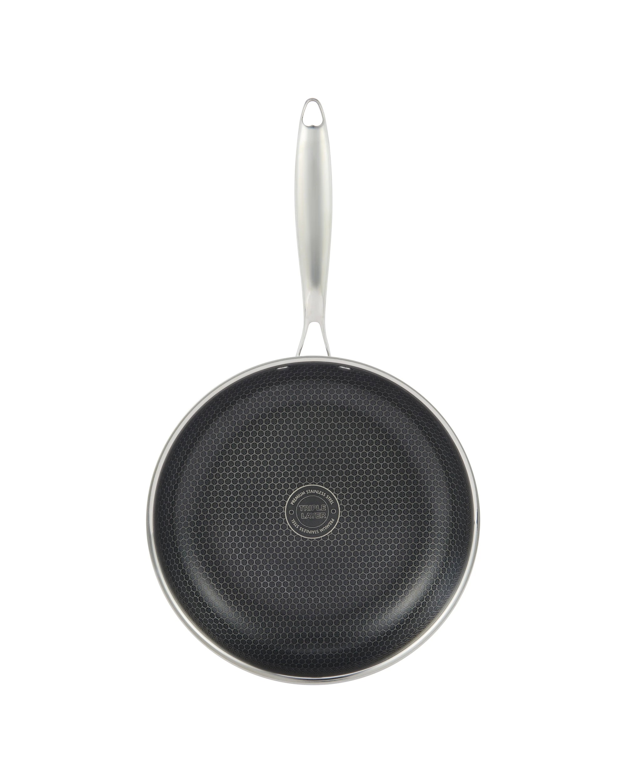 2 28cm Stainless Steel Tri-Ply Honeycomb Frypan, 2 of 7