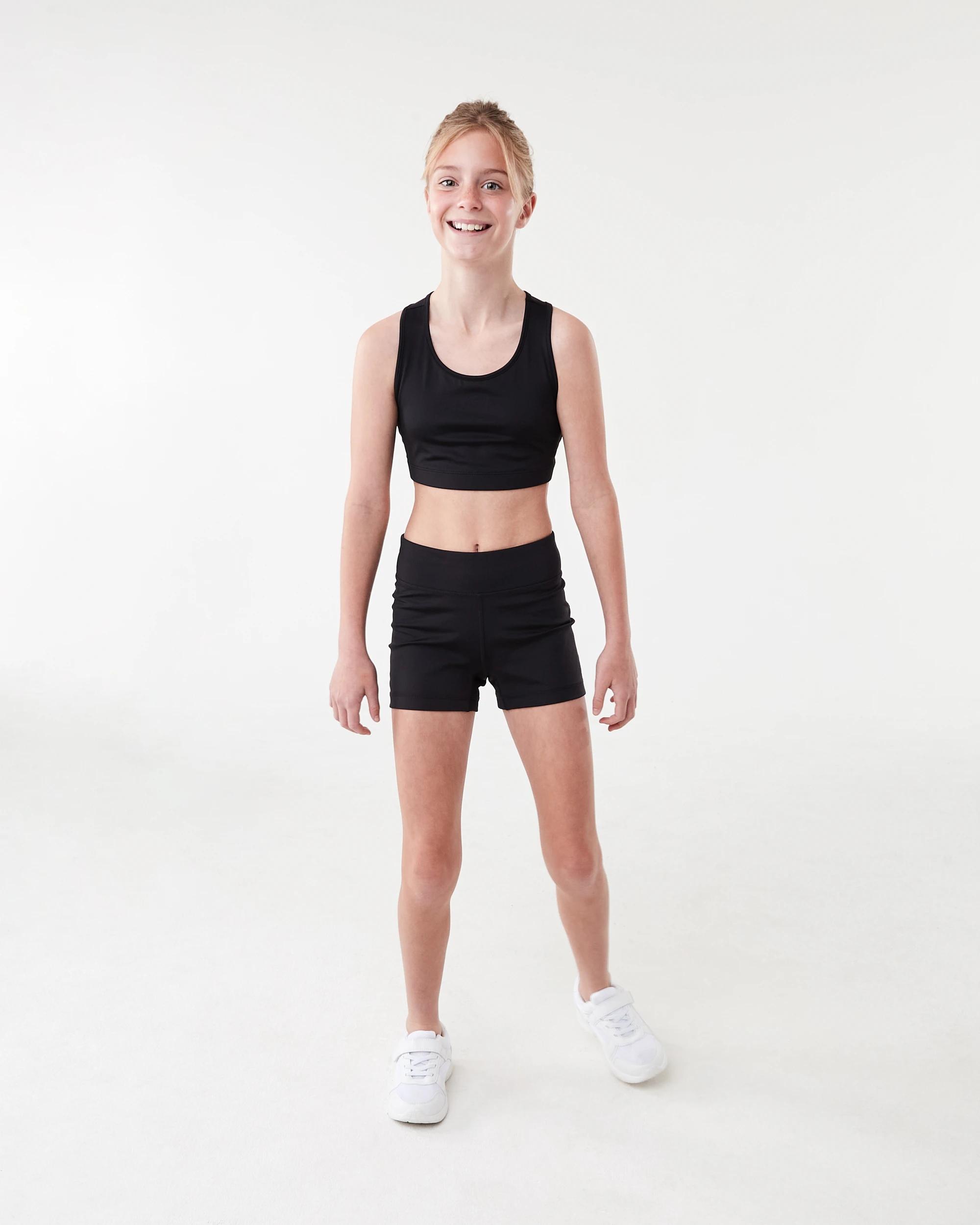 4 Active Kids Micro Bike Shorts BLACK, 4 of 5