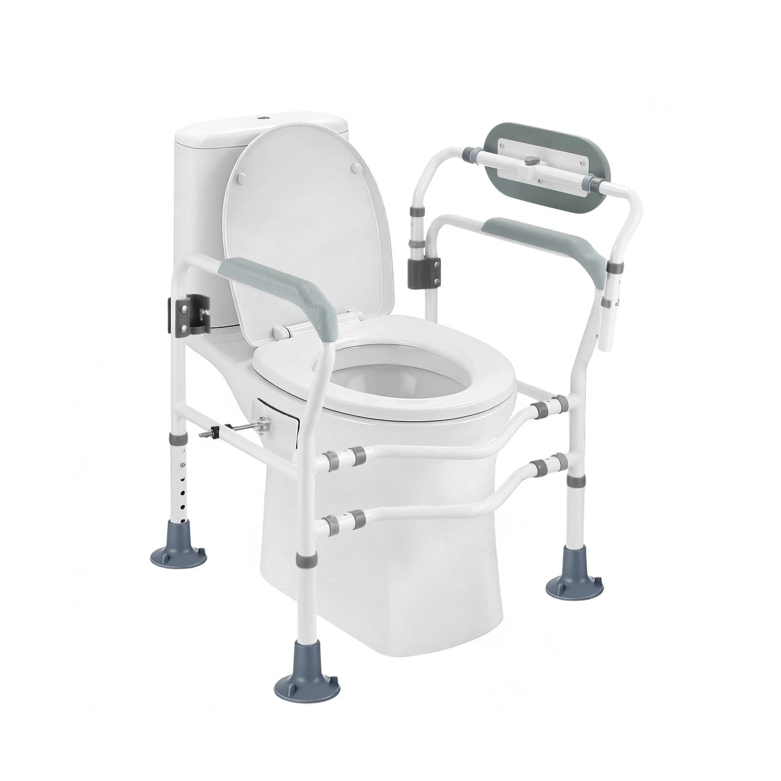 Ausway Medical Toilet Safety Support Bar Hand Rail Adjustable Bathroom ...