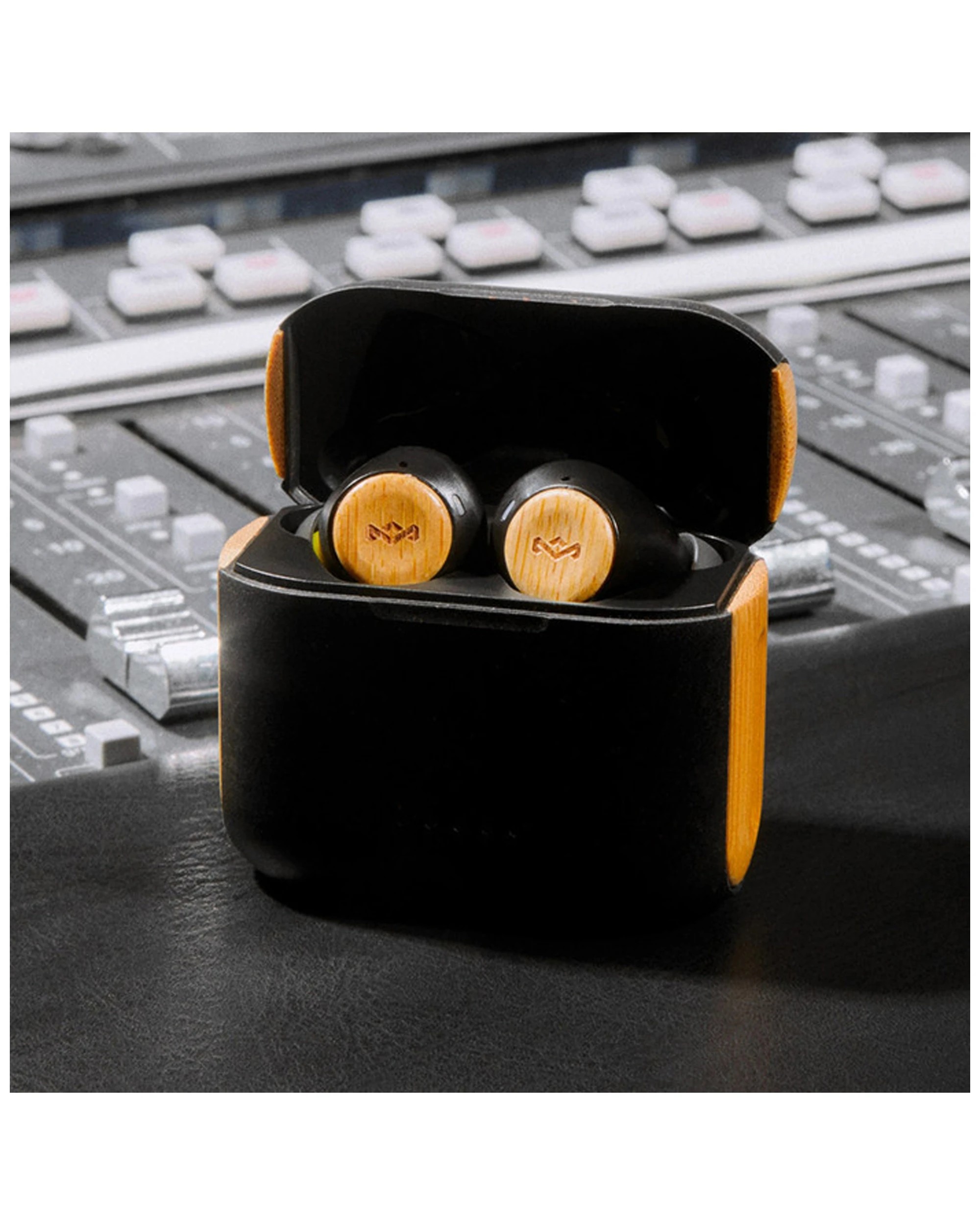 7 House Of Marley Rebel True Wireless Earbuds Wireless Charging Long Battery
 - black, 7 of 9