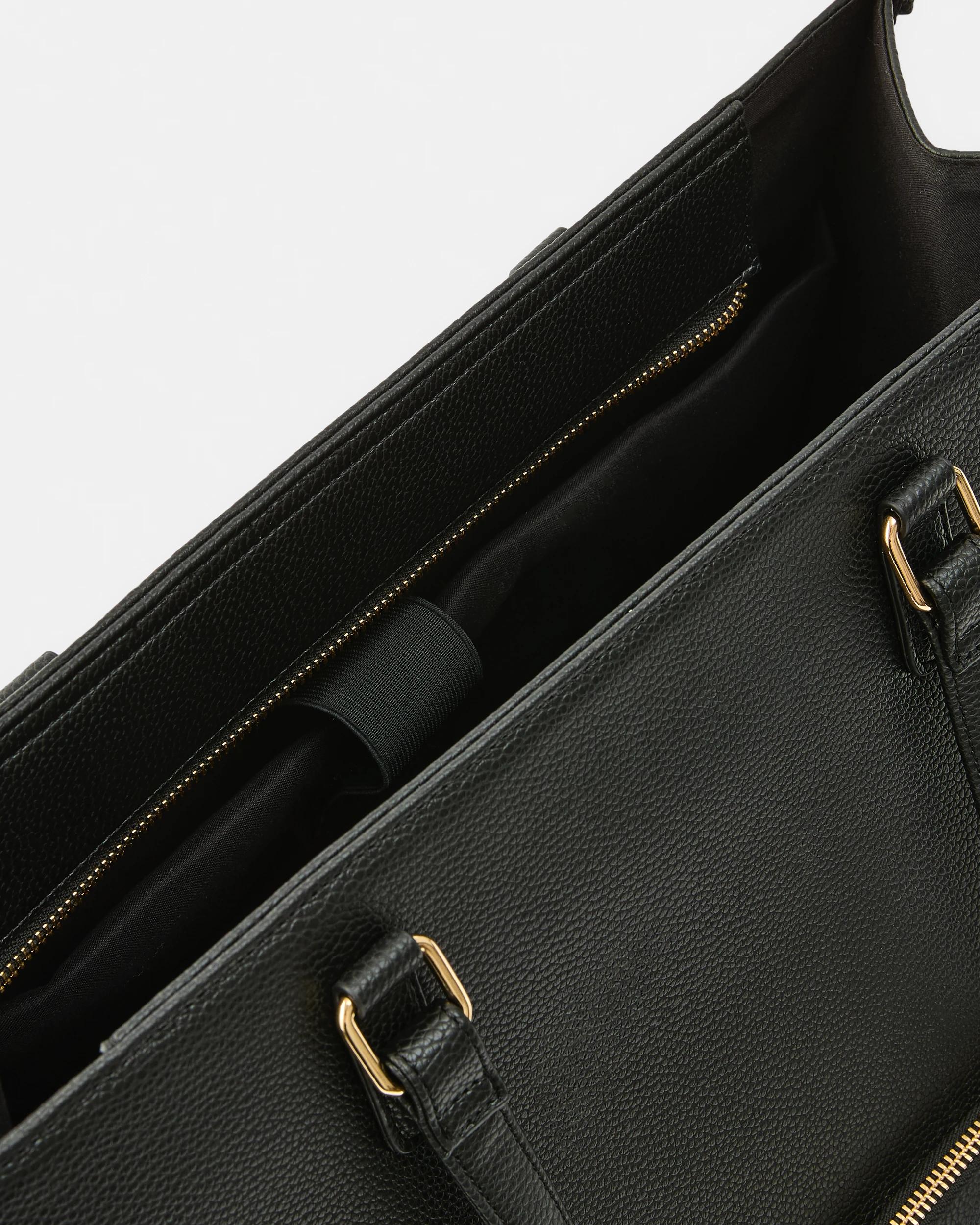 6 2-in-1 Work Tote Bag Black, 6 of 10