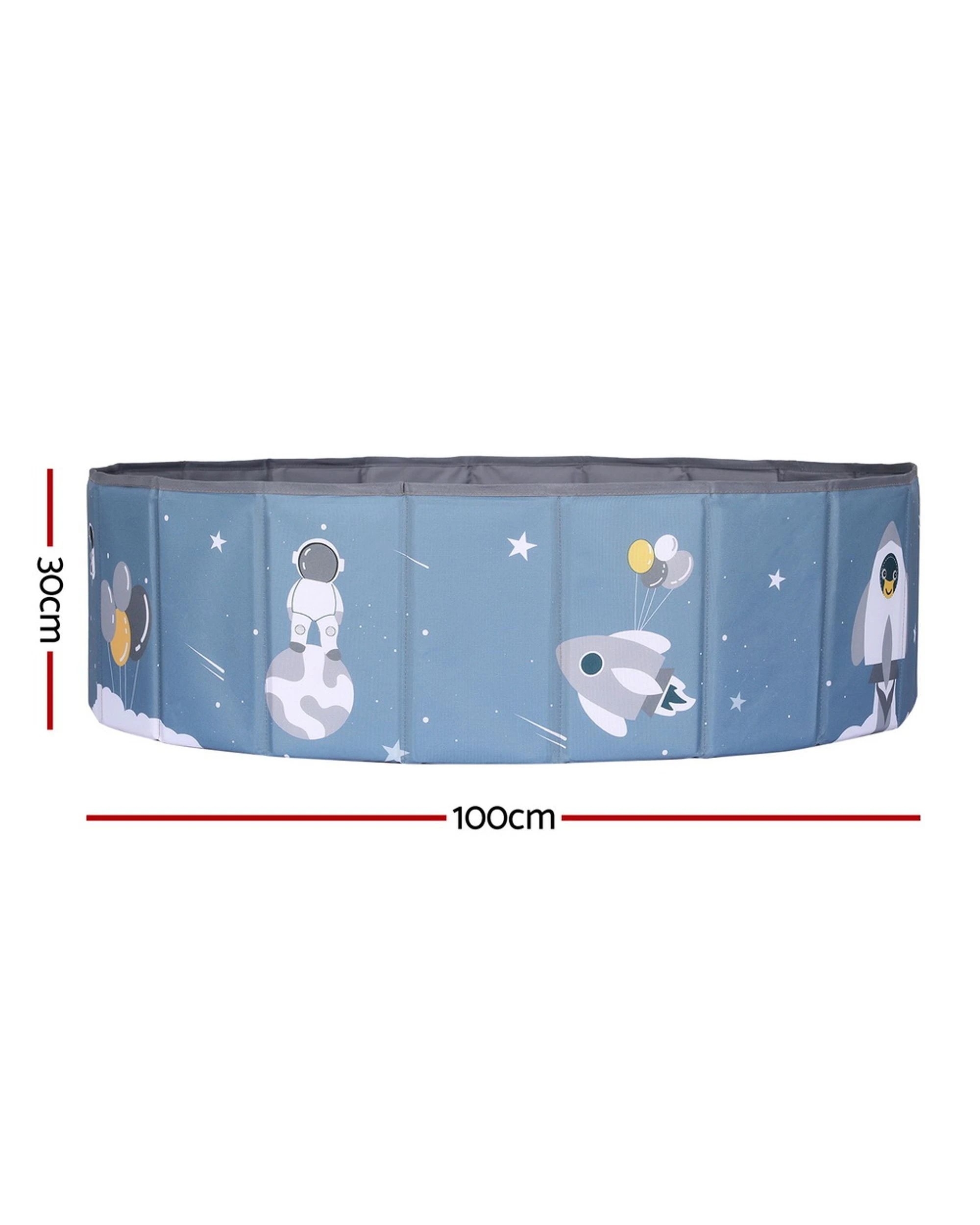2 Keezi Kids Ball Pool Pit Toddler Play Foldable Child Playhouse Storage Bag
 - Blue, 2 of 3
