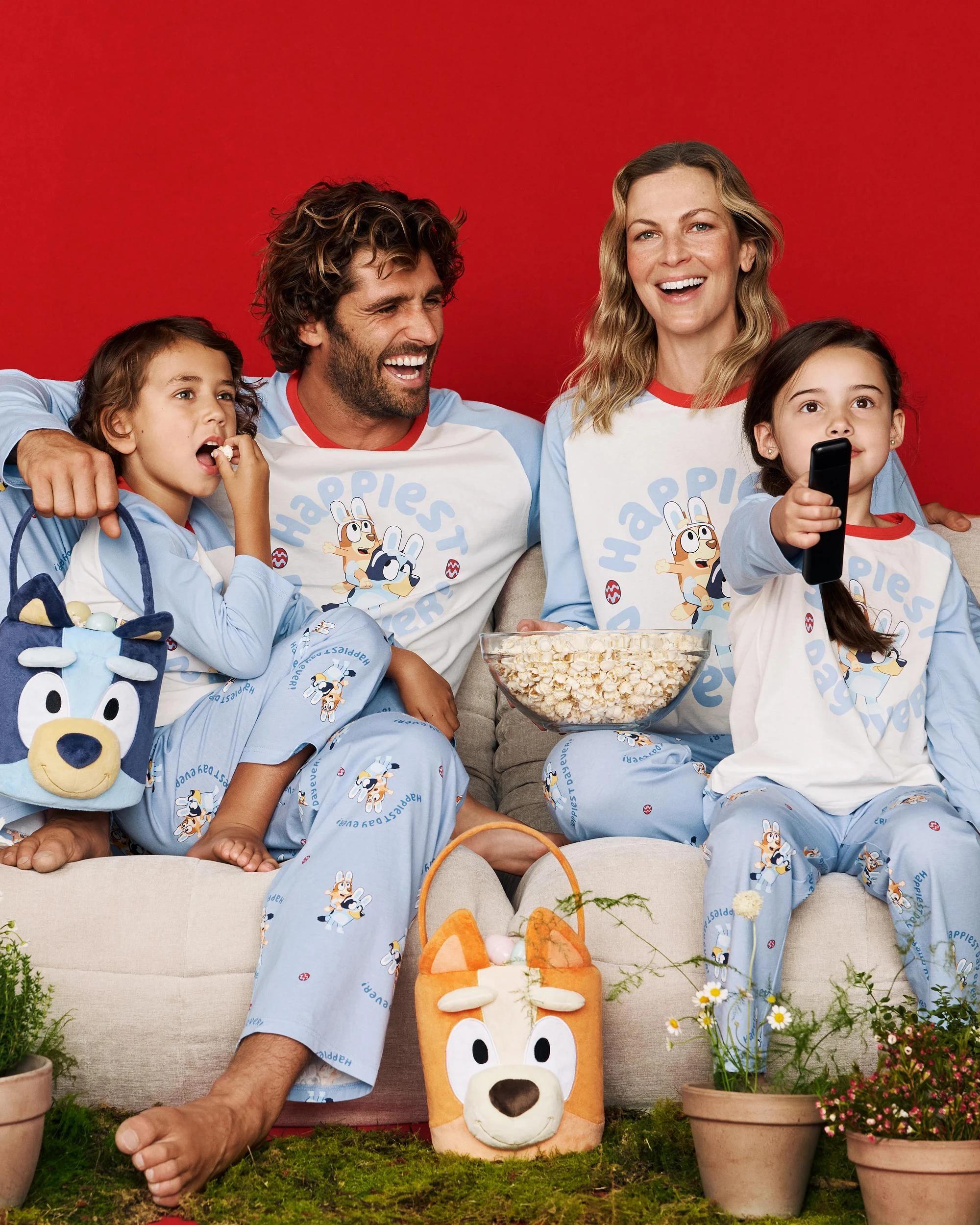 8 Family Matching Australian Cotton Easter Womens Pyjama Set - Bluey BLUEY, 8 of 8