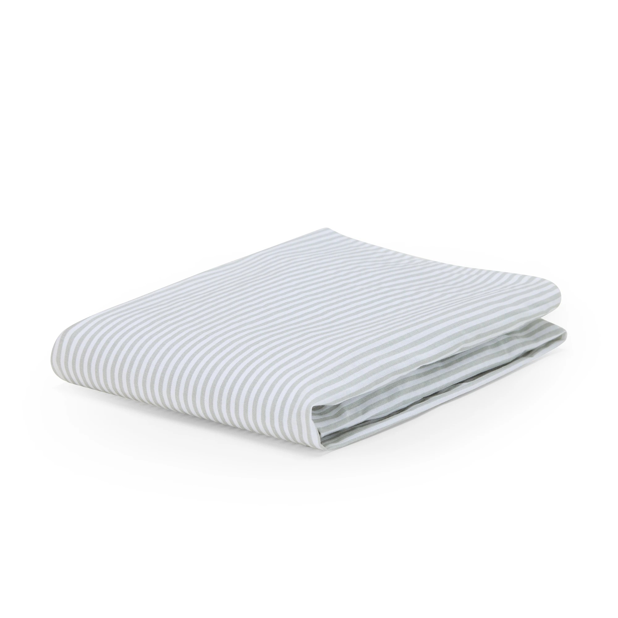 2 2 Pack Cotton Fitted Bassinet Sheets - White and Stripe, 2 of 6
