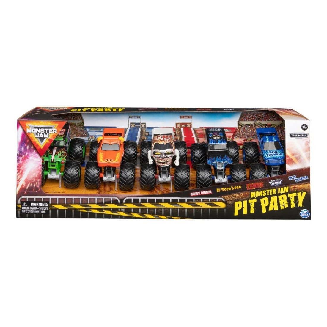 1 5 Pack Monster Jam Pit Party 1:64 Scale Truck Set, 1 of 10