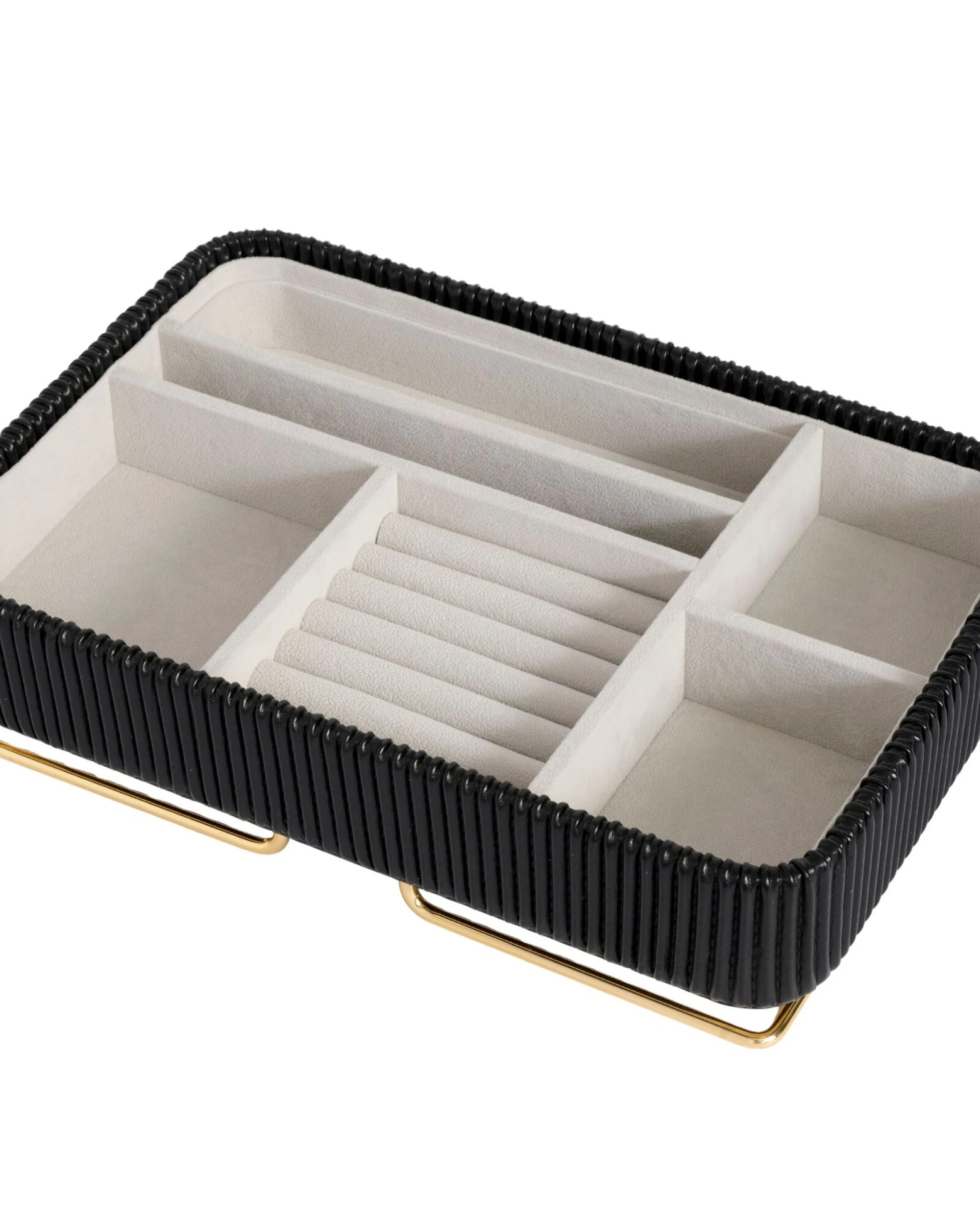 4 One Six Eight London Carolina Jewellery Box - One Size - Black, 4 of 4
