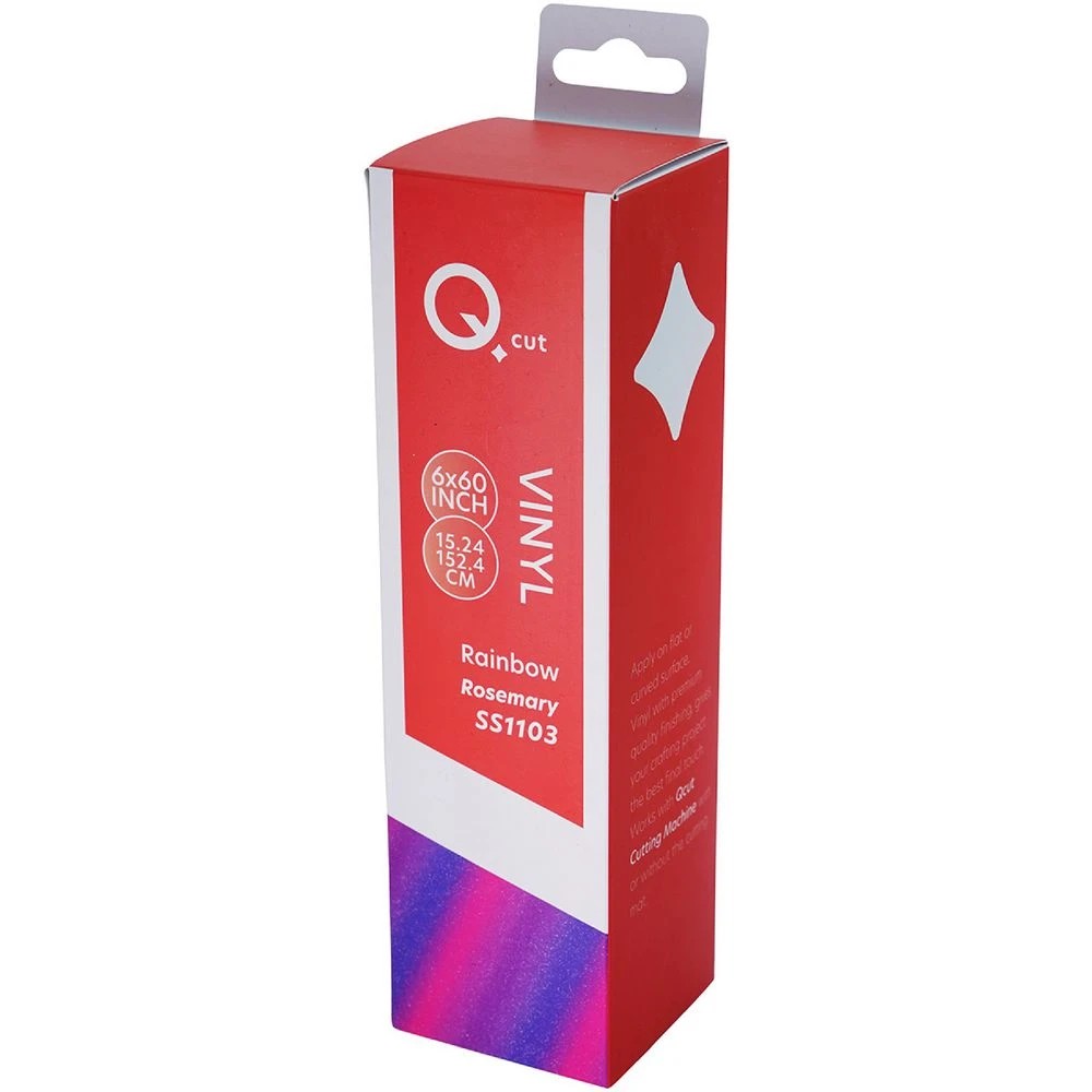 1 Qcut Specialty Vinyl Rosemary Rainbow, 1 of 3