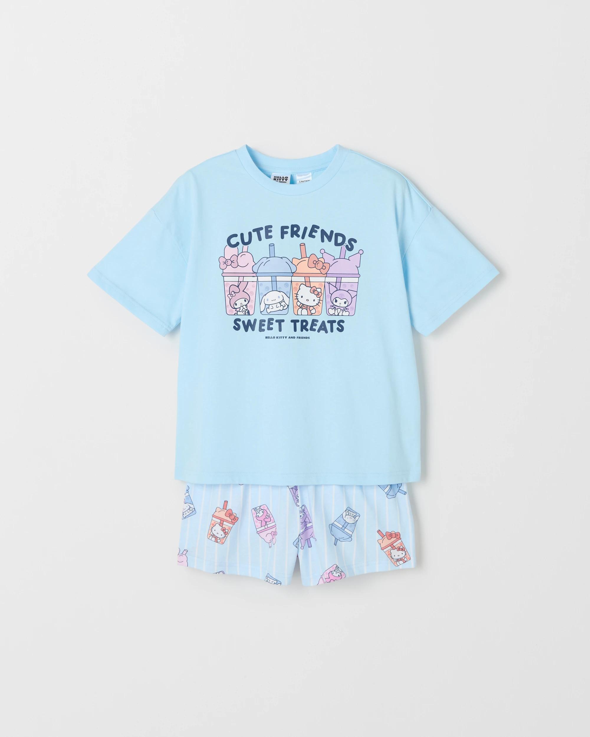 6 Hello Kitty Australian Cotton Older Girls Pyjama Set HELLO KITTY, 6 of 8