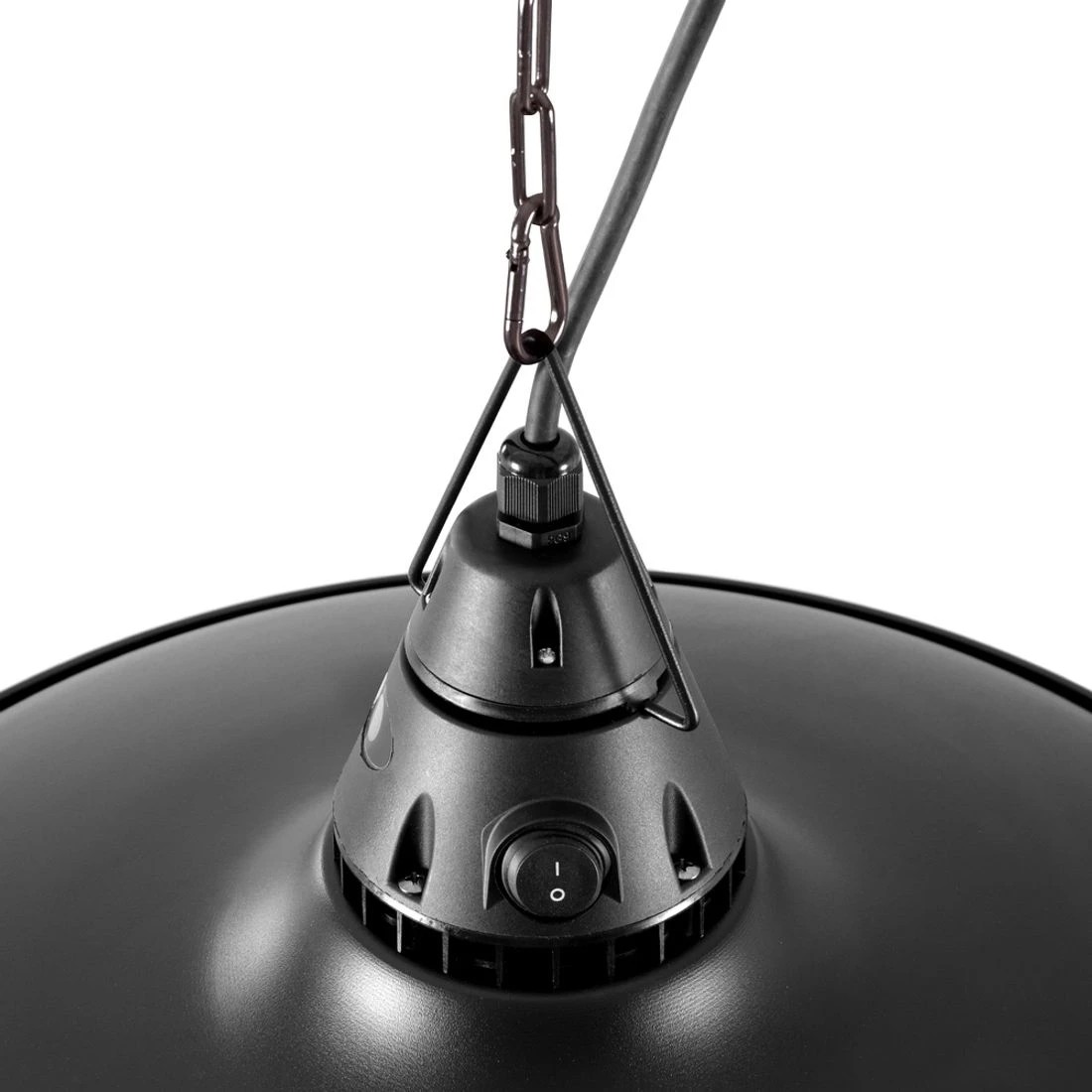 3 Devanti 1500W Hanging Electric Patio - Black, 3 of 6