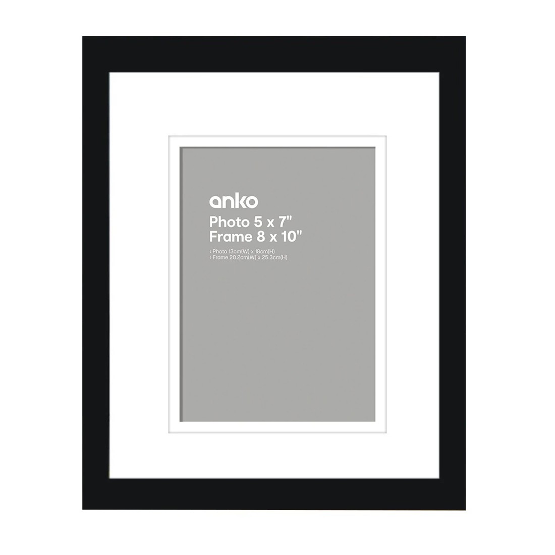 1 Nice Photo Frame - 5in. x 7in. Black, 1 of 1