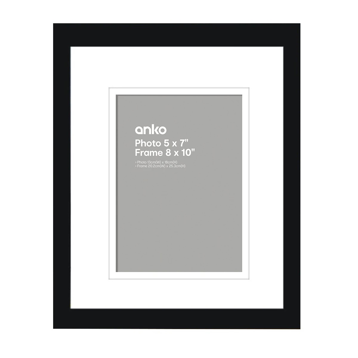 1 Nice Photo Frame - 5in. x 7in. Black