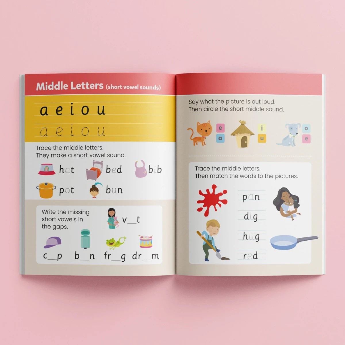 3 Junior Explorers: Write and Wipe Reading and Phonics Book by Louise Park and Vicky Egan - Book, 3 of 5