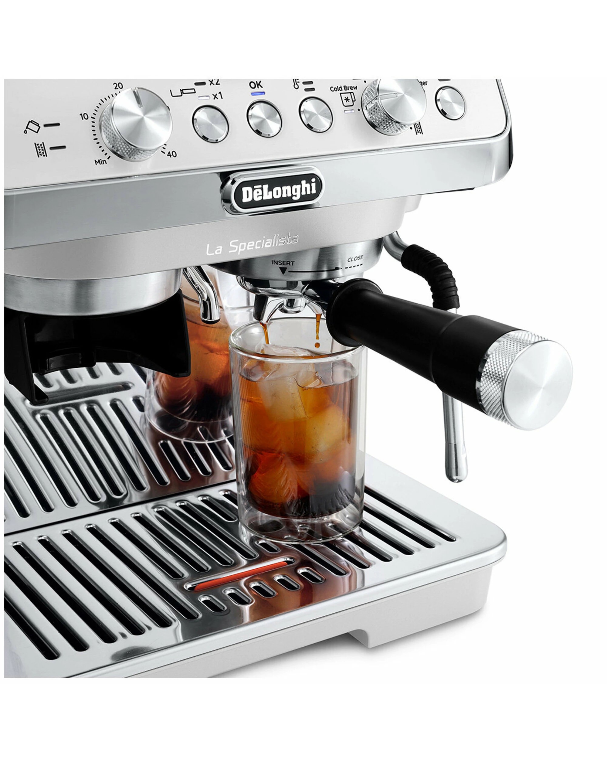 5 De'Longhi La Specialista Arte Evo with Cold Brew Manual Espresso Coffee Machine White, 5 of 5