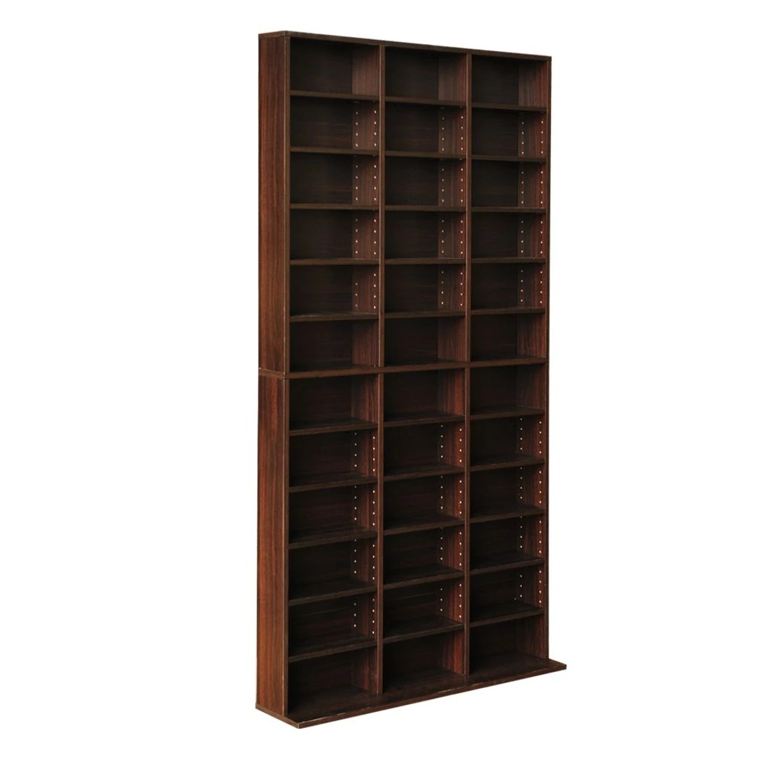 1 Artiss Bookshelf CD Storage Rack - Brown, 1 of 10