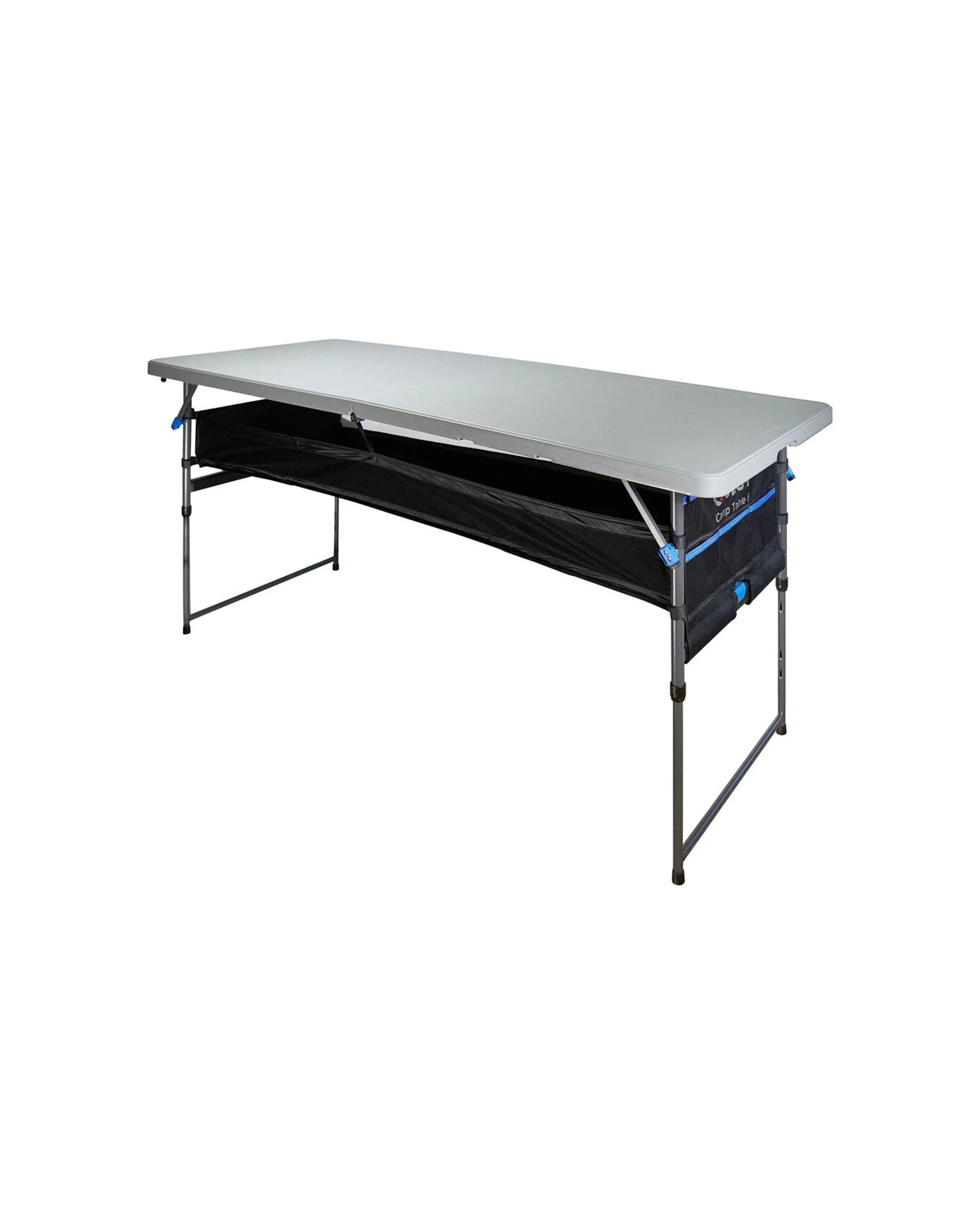 1 Quest Camp Table 6 Adjustable Height  Folding Portable Design - Grey, 1 of 7