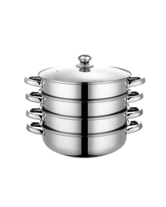 Toque Stainless Steel Steamer 4 Tier