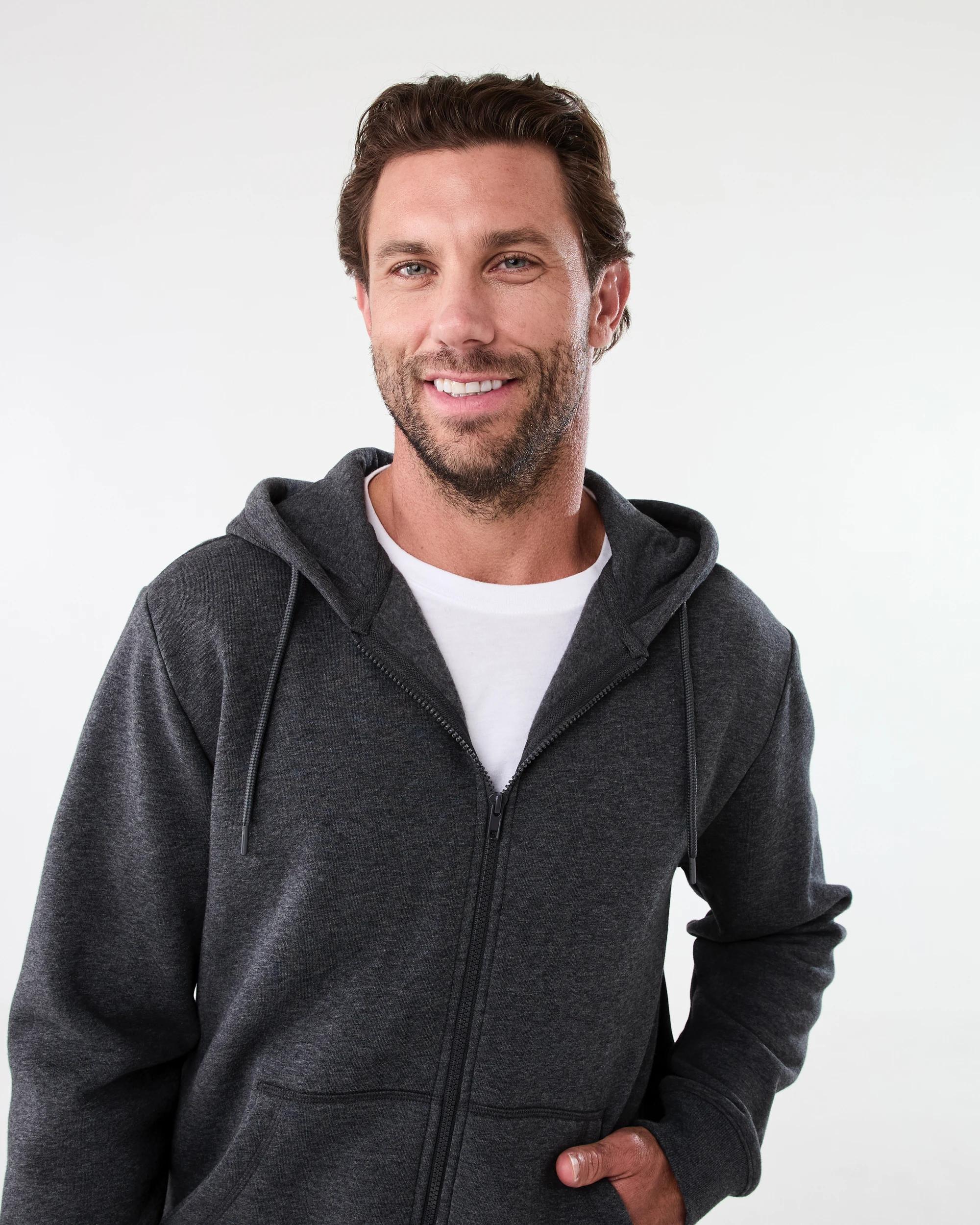 5 Zip Through Hoodie Gry Chmrle, 5 of 8