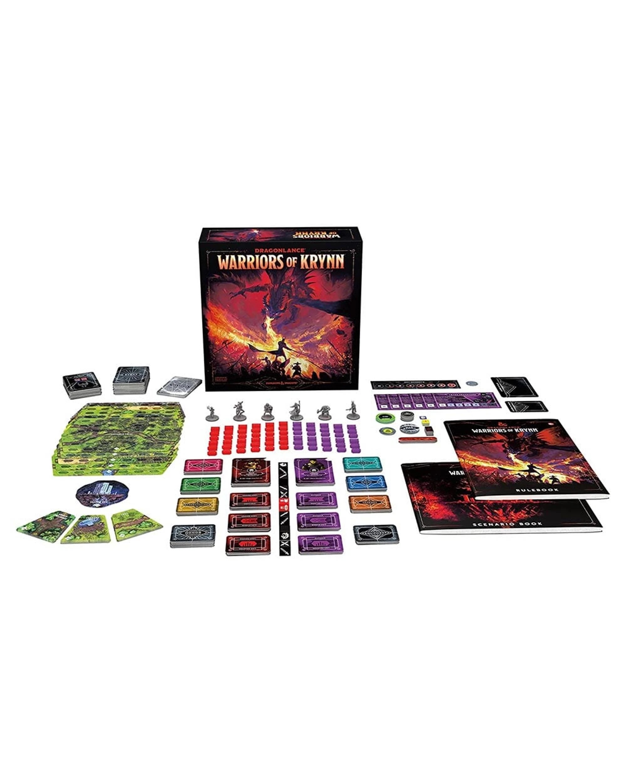 2 Dungeons and Dragons: Dragonlance Warriors of Krynn Cooperative Board Game, 2 of 2