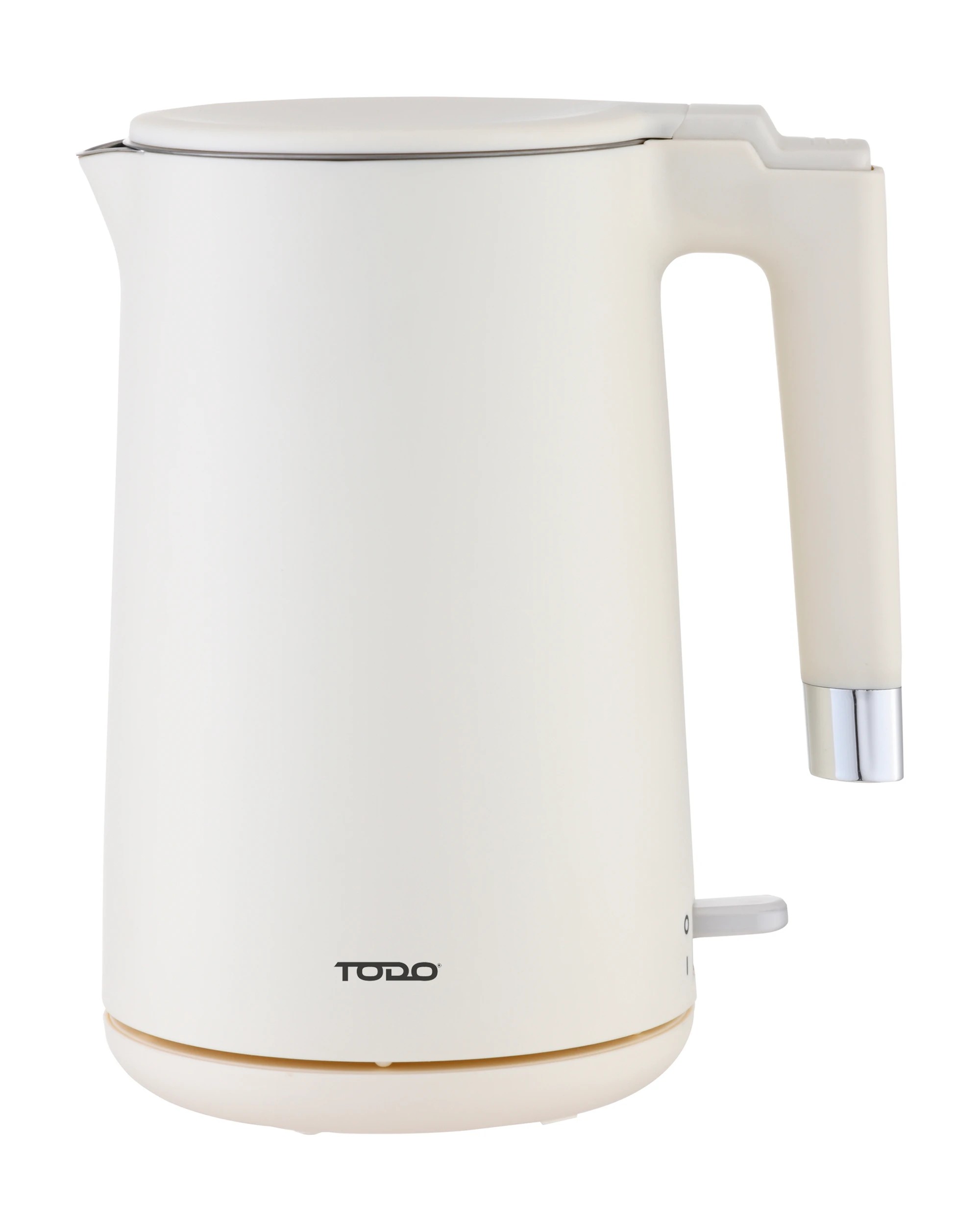 1 TODO 1.7L Electric Cordless Kettle Stainless Steel SUS304 Inner Jug - Cream, 1 of 3