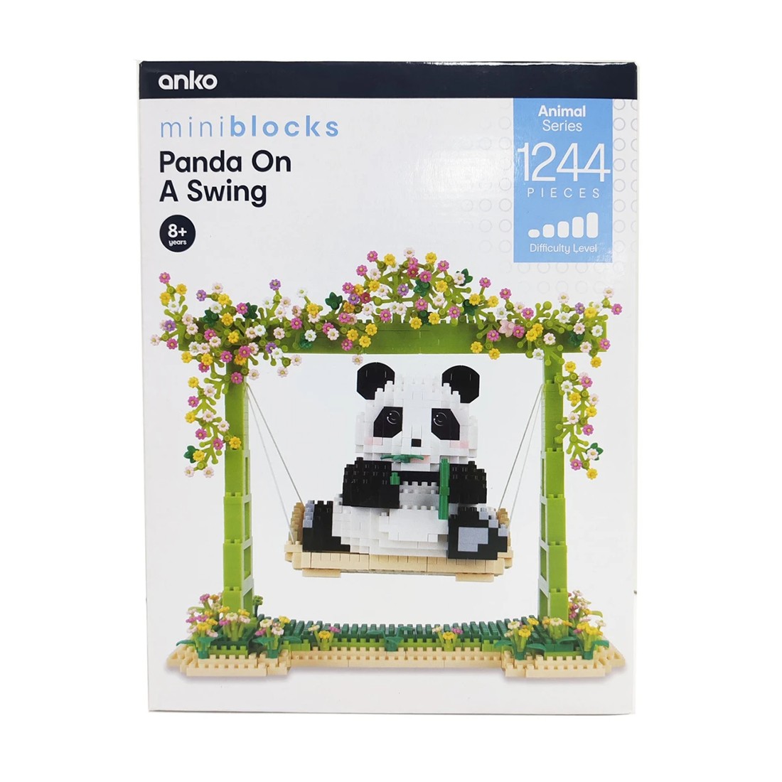1 1244 Piece Mini Blocks Animal Series: Panda On a Swing, 1 of 4