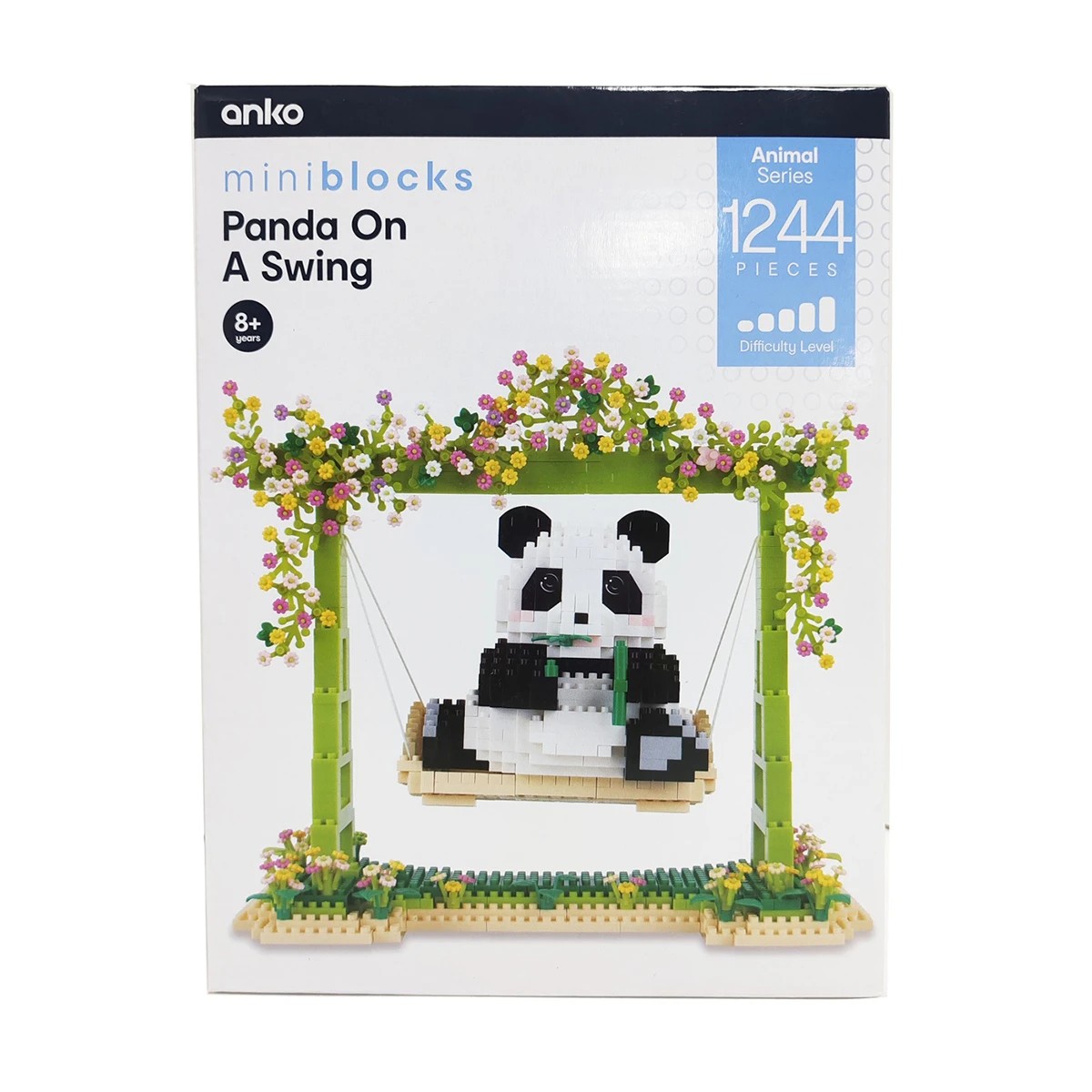 1 1244 Piece Mini Blocks Animal Series: Panda On a Swing, 1 of 4