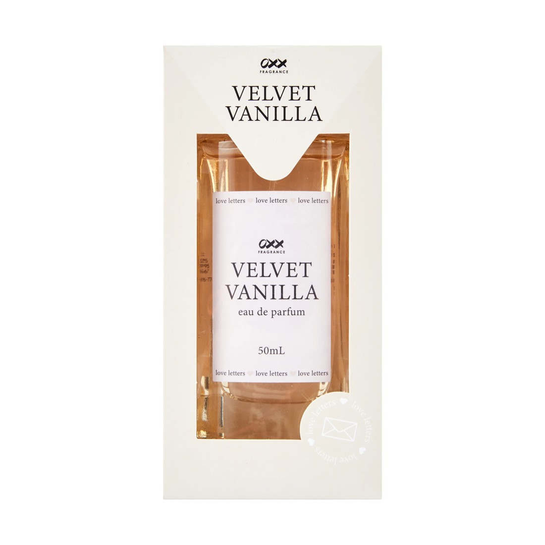 1 OXX Fragrances Love Letters Velvet Vanilla Eau De Parfum 50ml, 1 of 6