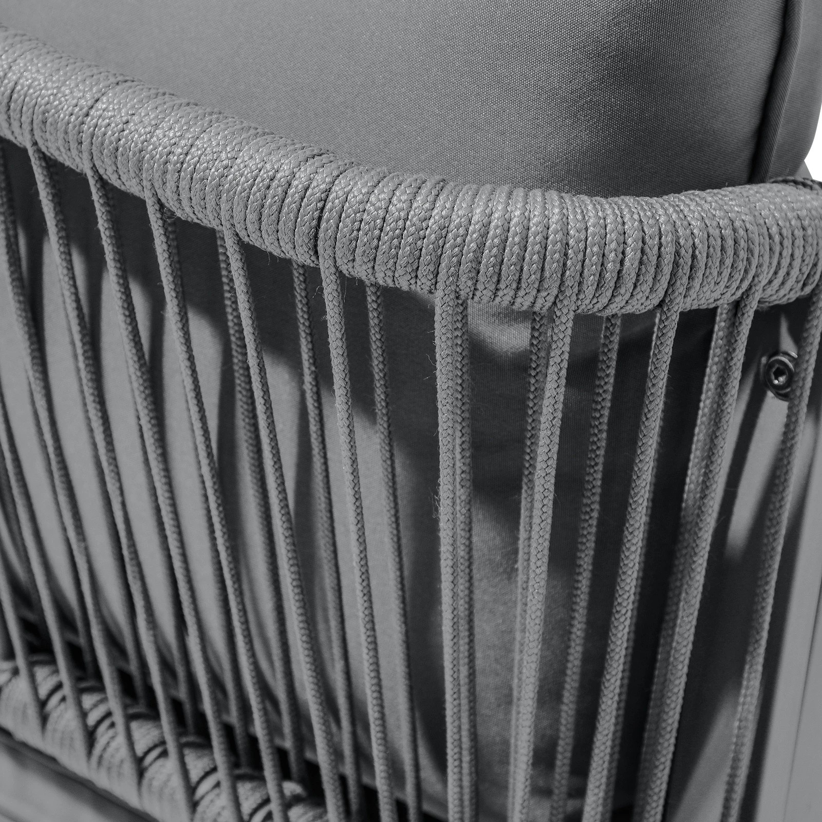 7 Livsip 4pcs Garden Outdoor Furniture Setting Lounge Patio Sofa Table Chairs Set
 - Grey, 7 of 10