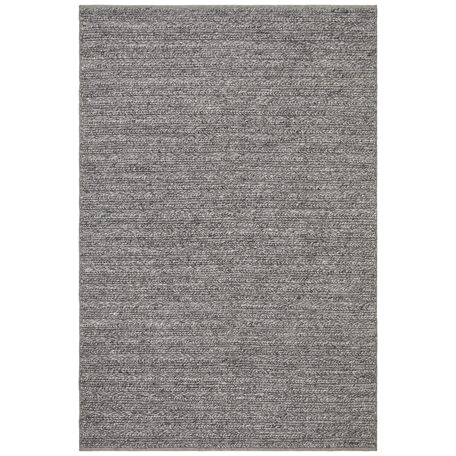 2 Common Ground Rugs Meadow 801 225x155cm - Medium Handwoven Floor Rug - Grey, 2 of 7