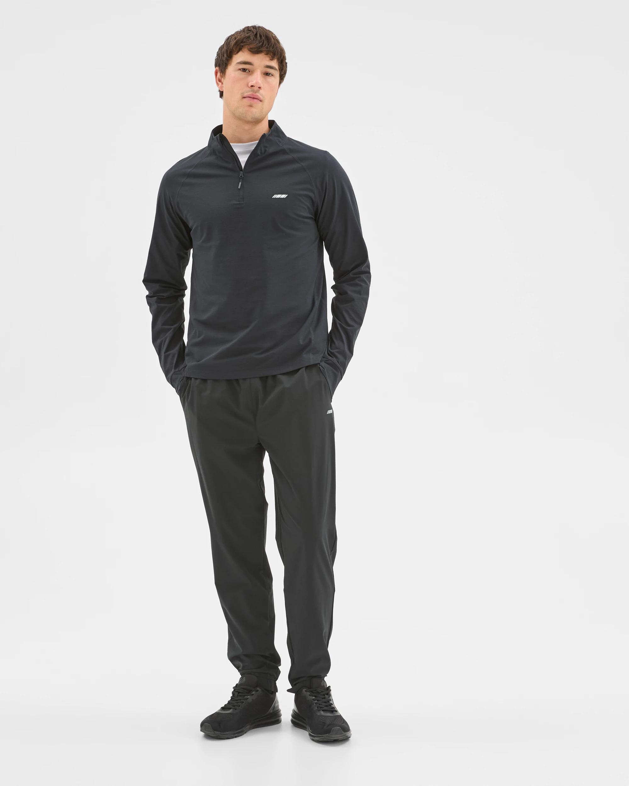 2 Target Active 1/2 Zip Jumper BLACK, 2 of 6
