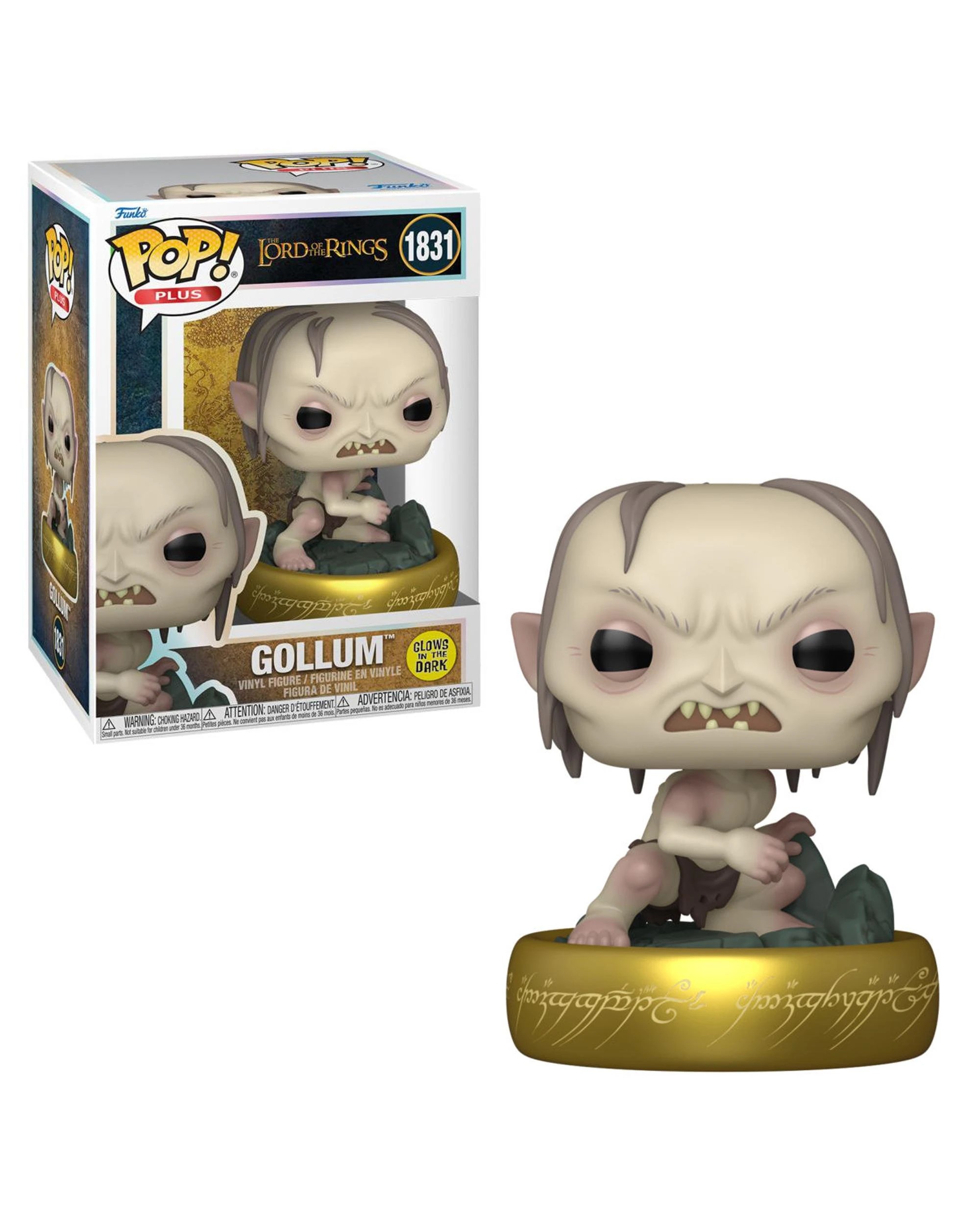 1 The Lord of the Rings Gollum Glow POP! Plus Funko POP! Vinyl, 1 of 4