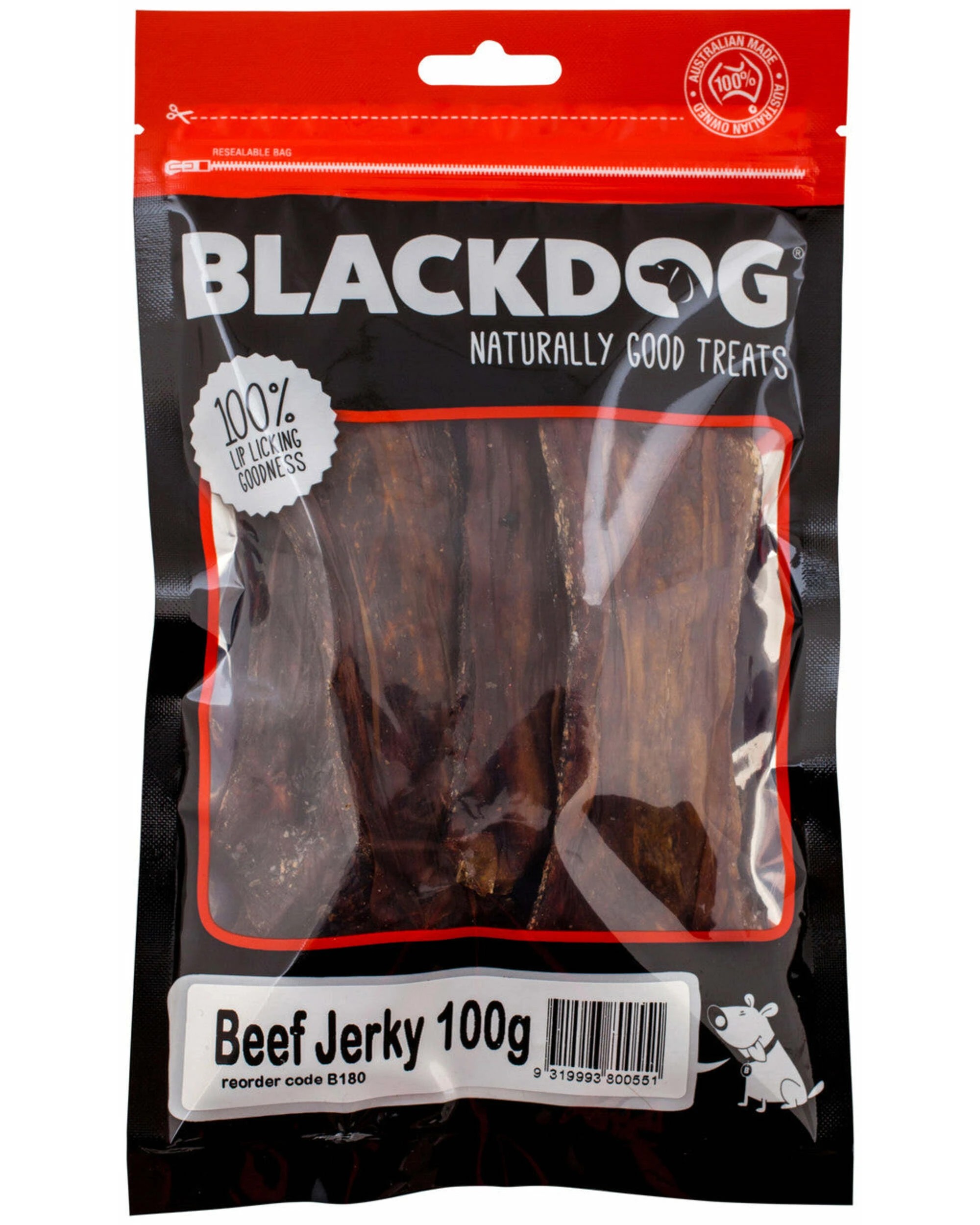 1 Black Dog Beef Jerky 100g, 1 of 2