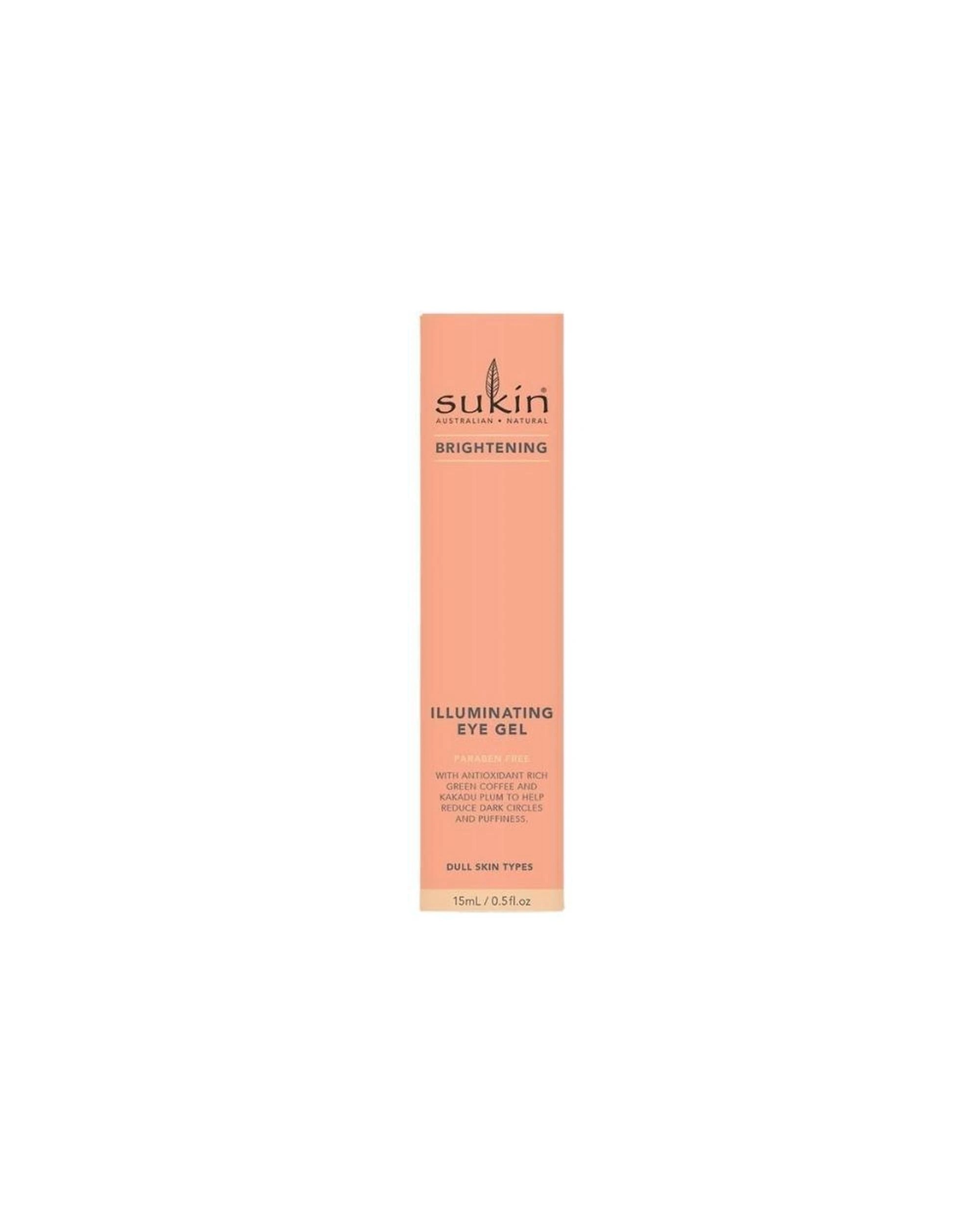 2 3 x Sukin Brightening Illuminating Eye Gel 15mL, 2 of 2