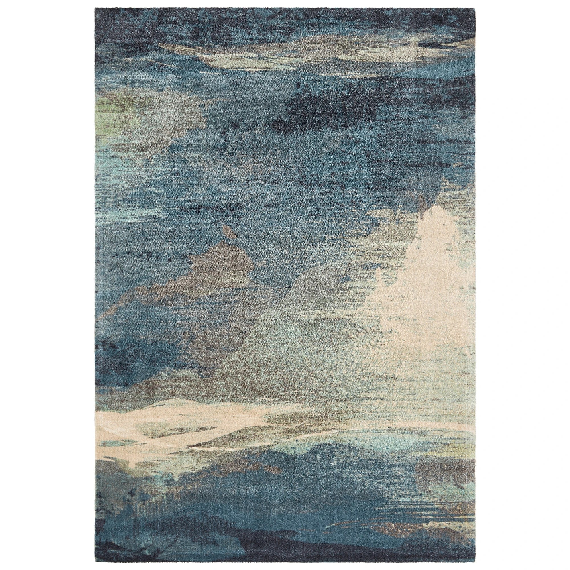 1 Common Ground Rugs Urbanite 563 220x150cm - Blue, 1 of 7