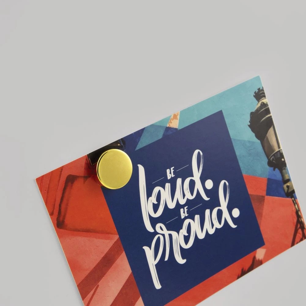 3 Three By Three Snap! Super Strong Magnets Gold 4 Pack, 3 of 3