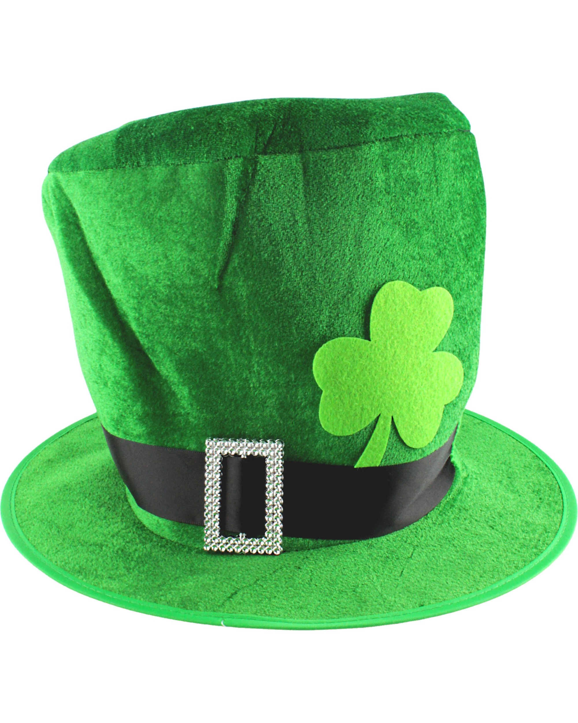 1 Partyrama St Patrick's Day Oversized Plush Leprechaun Hat - Green, 1 of 1