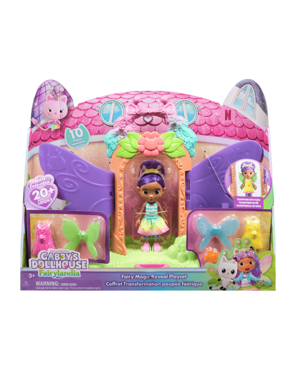 Gabby's Dollhouse Fairylandia Fairy Magic Reveal Playset