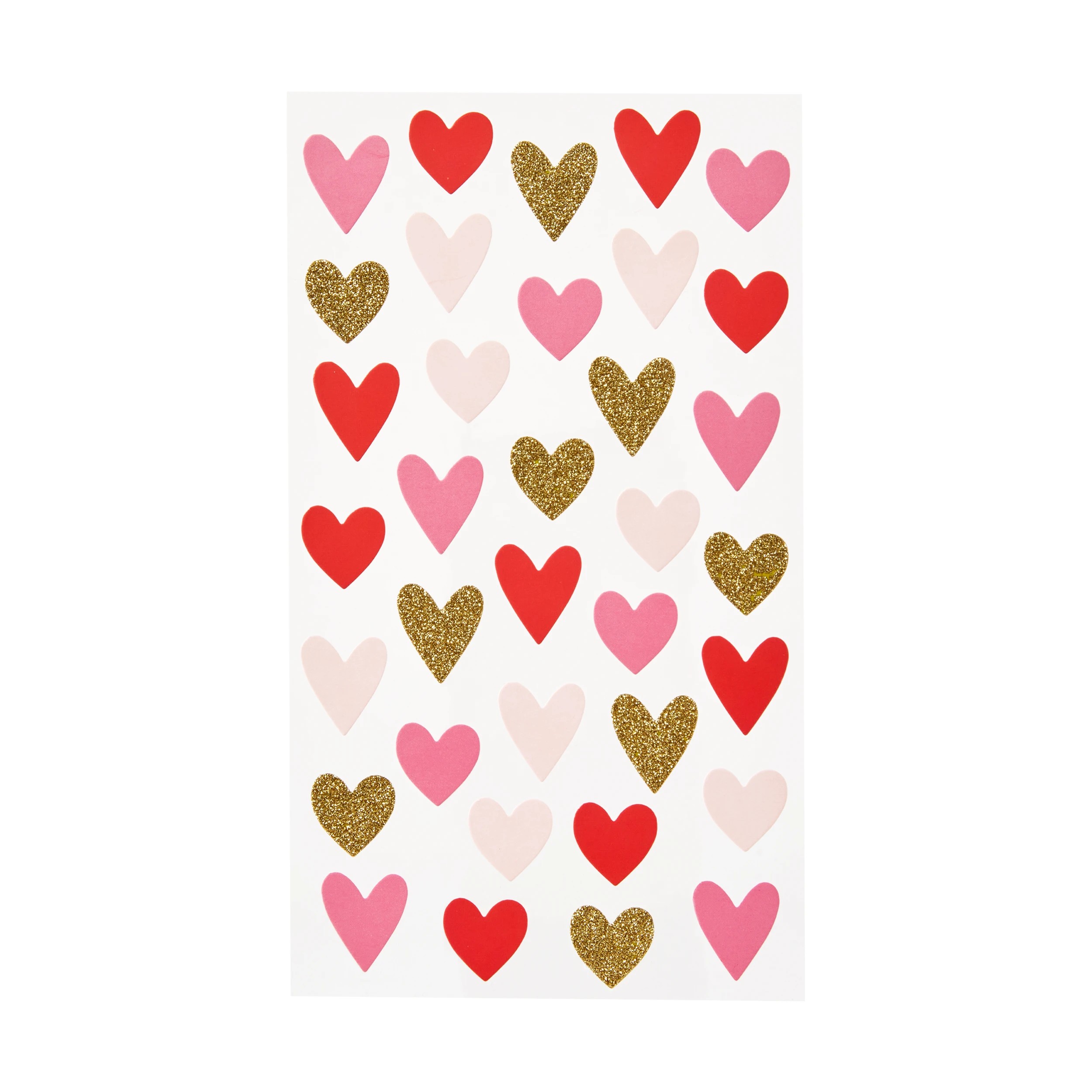 2 Glitter Heart Stickers, 2 of 3